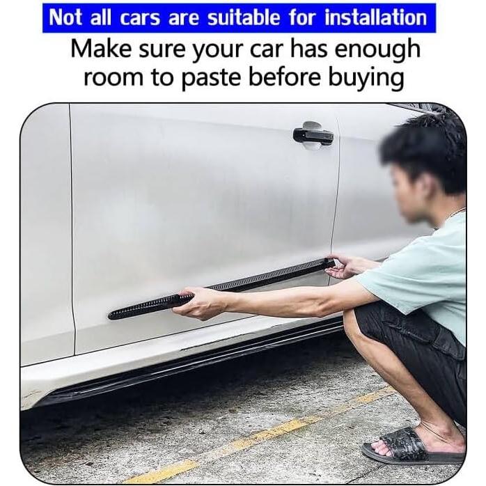 Protector de Puerta XmuxHai Universal Negro Brillante 4PCS