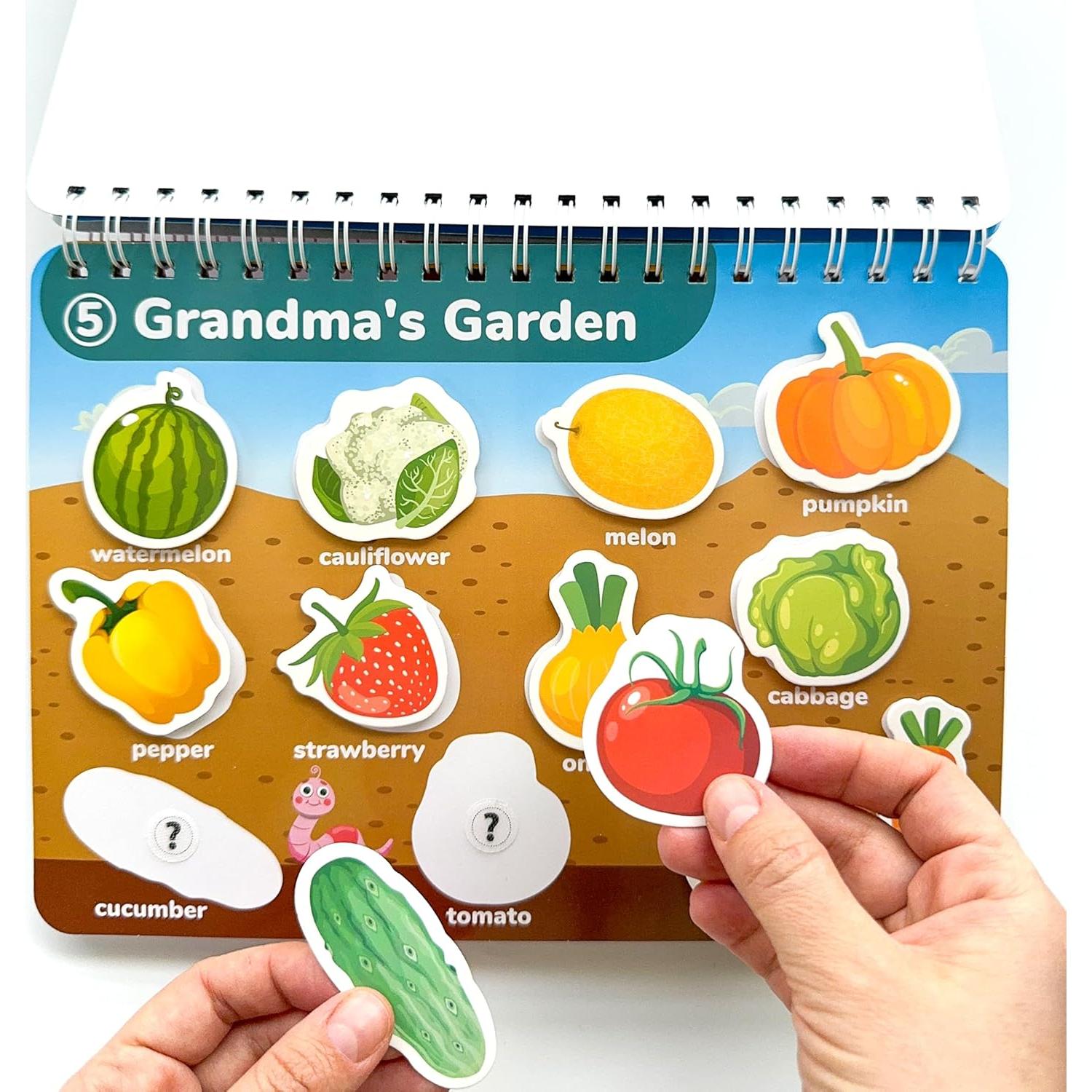 Libro Ocupado Montessori QUOKKA para Niños 3-5 Años