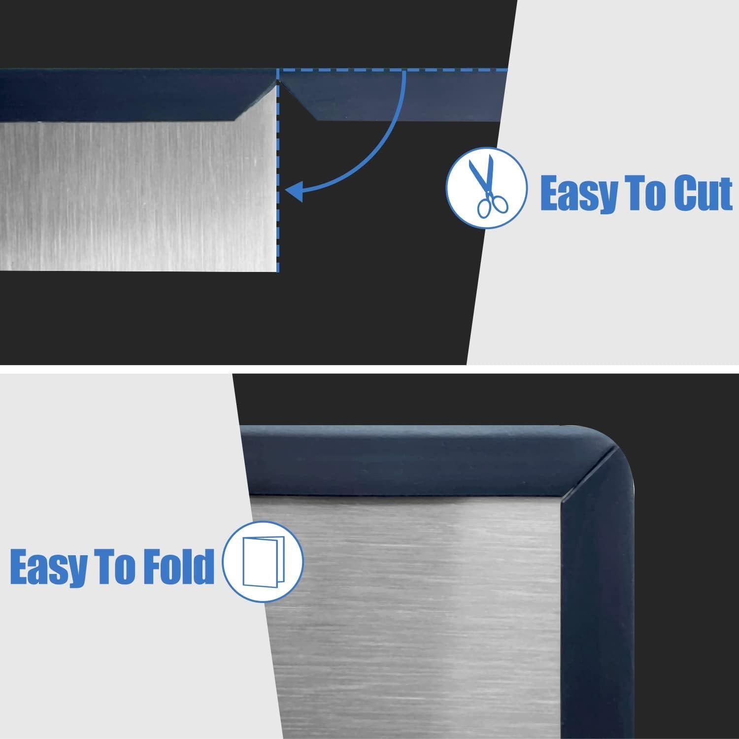 Bisel de borde de goma Protalwell canal en U 6.35mm 6.1m negro