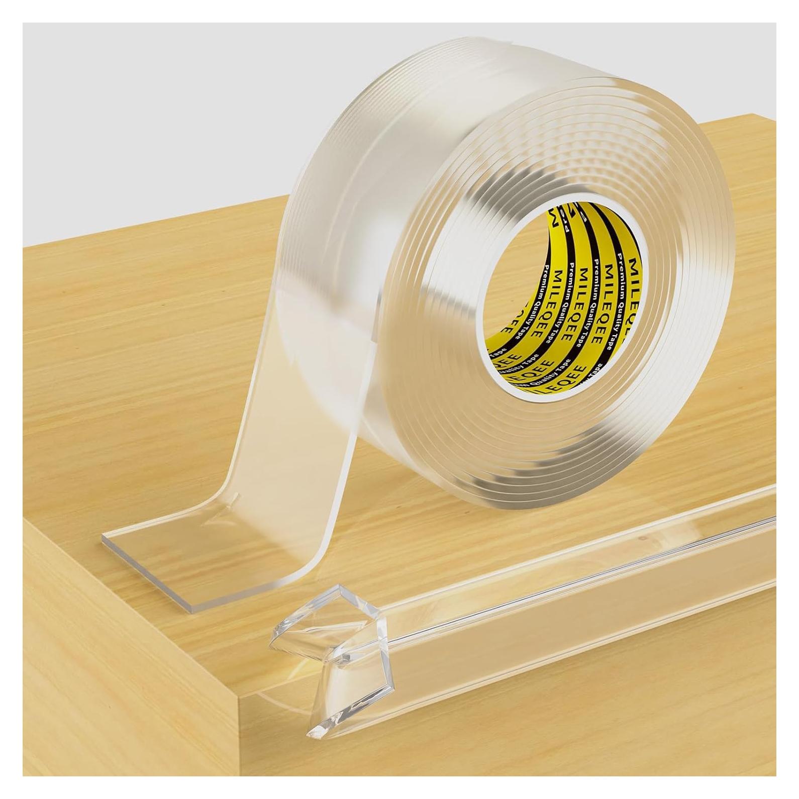 Cinta Protectora de Bordes MILEQEE 4cm x 3m Transparente