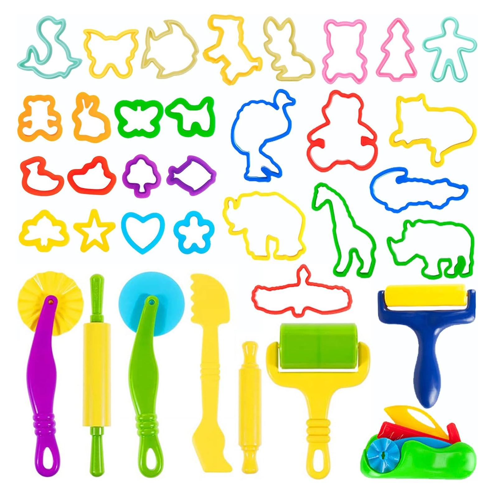 Juego de Herramientas de Plastilina Oun Nana 36 PZS Colores Aleatorios