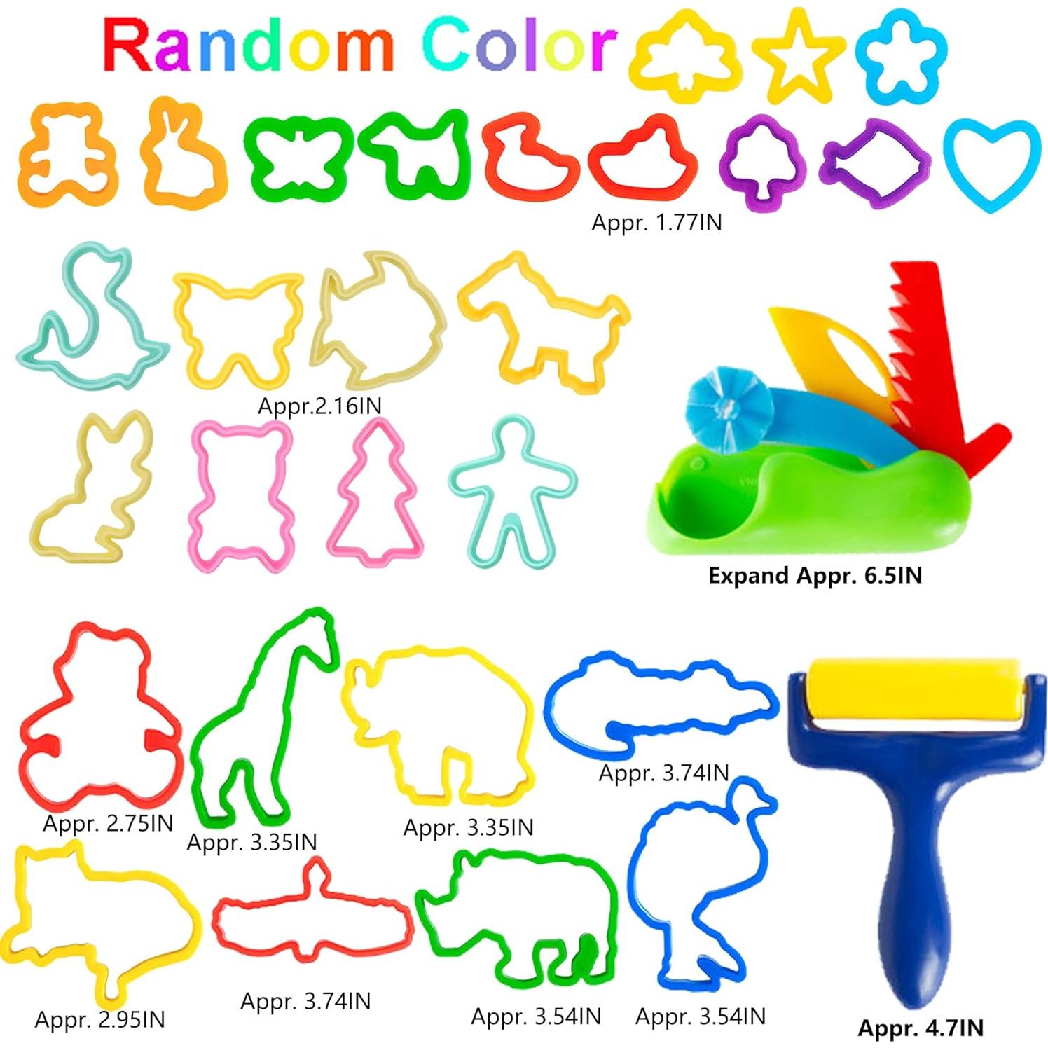 Juego de Herramientas de Plastilina Oun Nana 36 PZS Colores Aleatorios