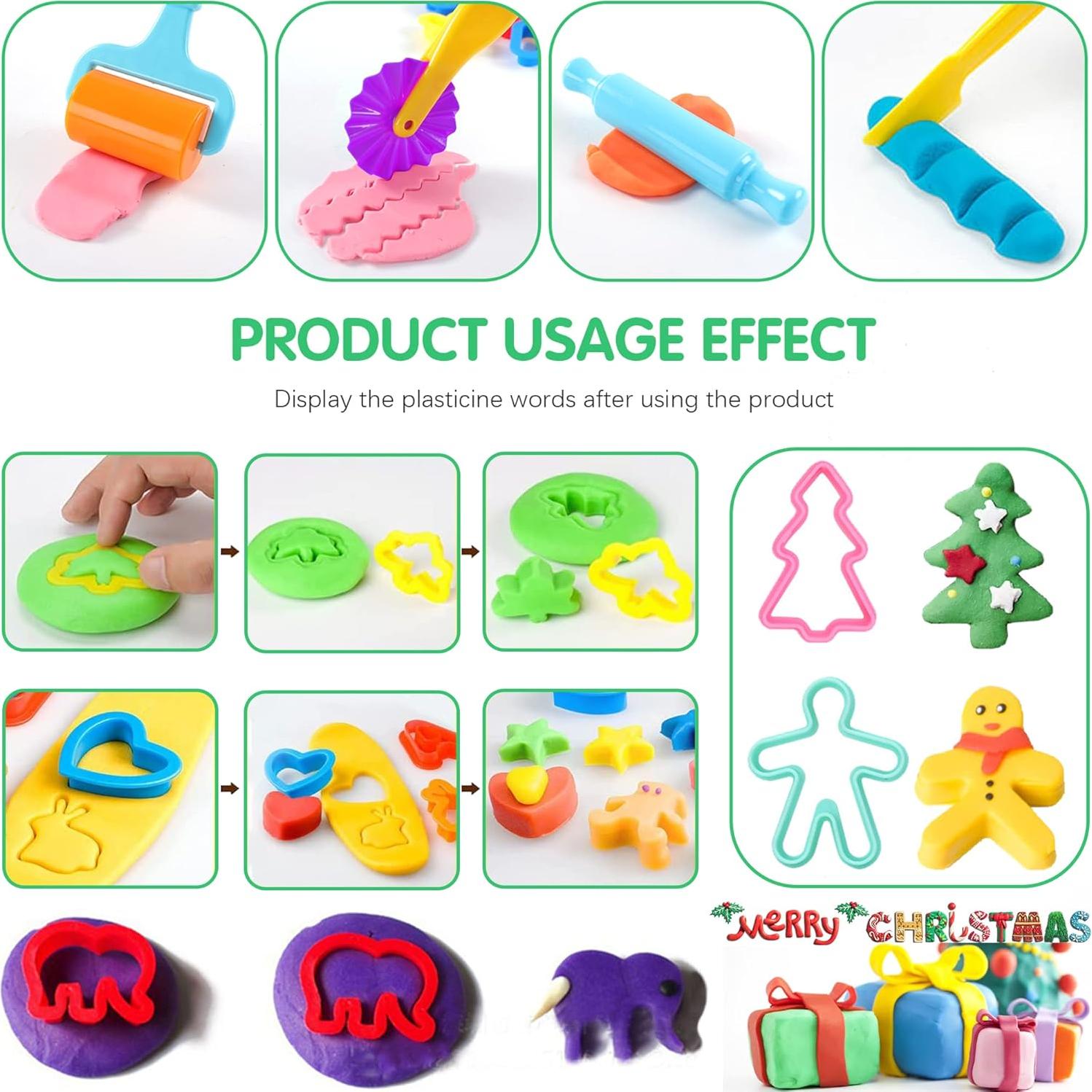 Juego de Herramientas de Plastilina Oun Nana 36 PZS Colores Aleatorios