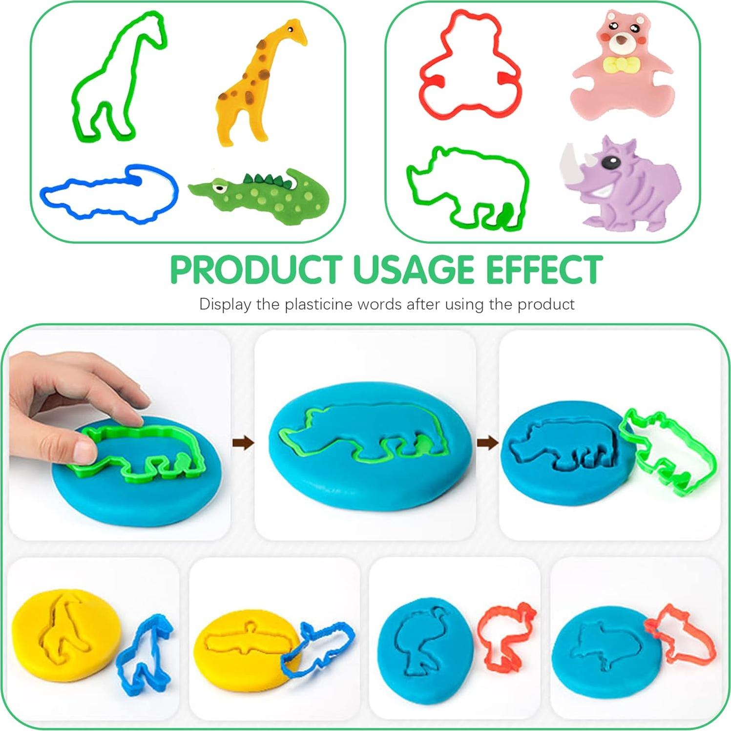 Juego de Herramientas de Plastilina Oun Nana 36 PZS Colores Aleatorios