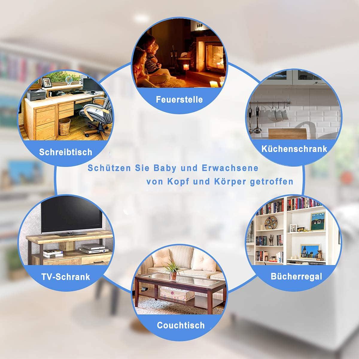 Protector de Bordes de Silicona Angloria 1.52x1.52cm Transparente