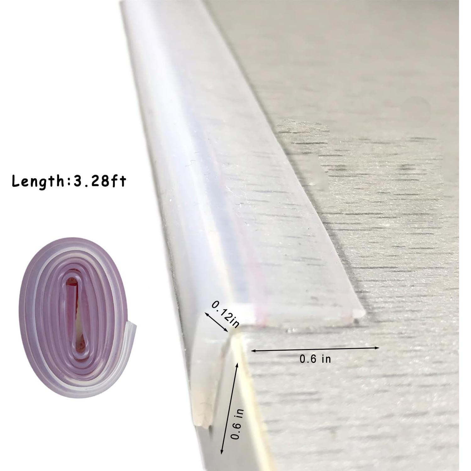 Protector de Bordes de Silicona Angloria 1.52x1.52cm Transparente
