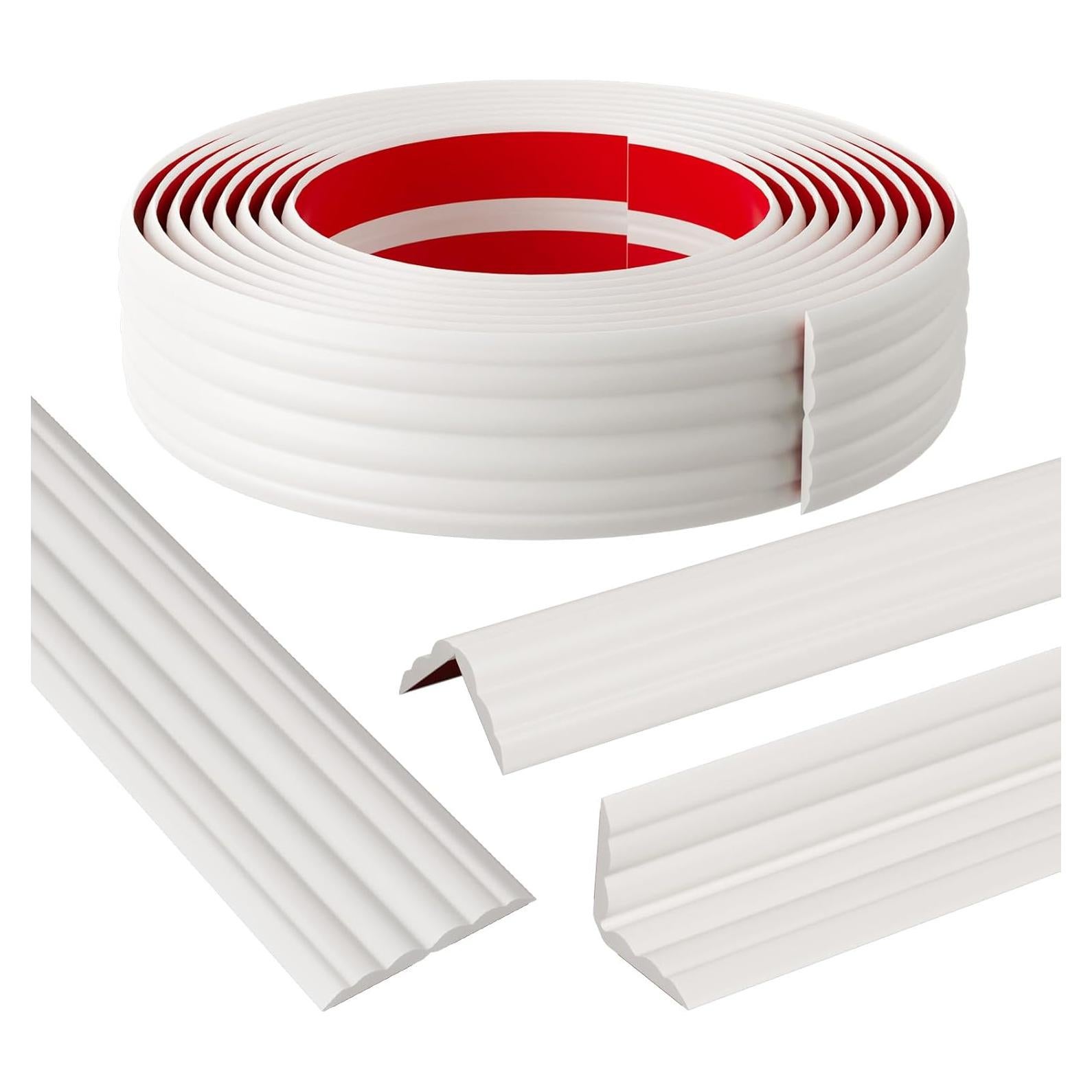 Protector de Esquinas y Bordes Elvone 2 cm x 3.05 m Blanco