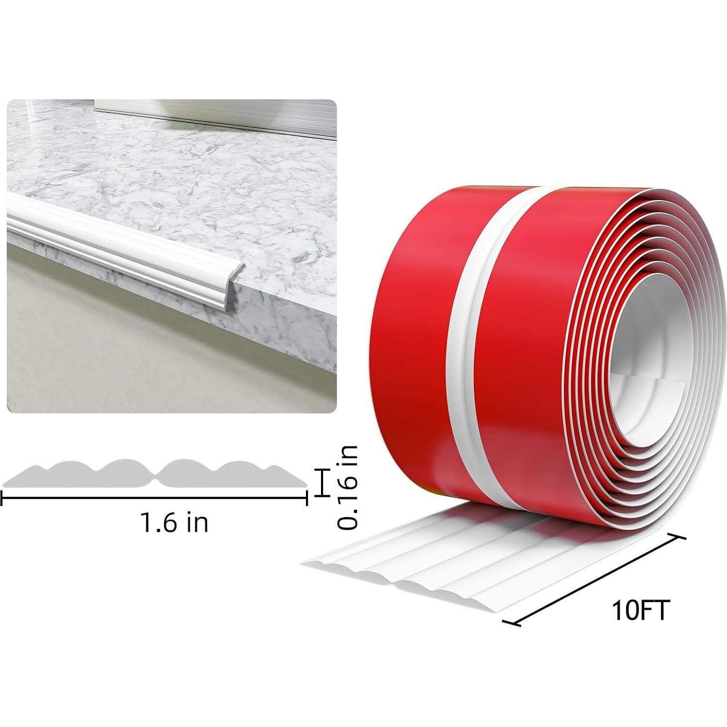 Protector de Esquinas y Bordes Elvone 2 cm x 3.05 m Blanco