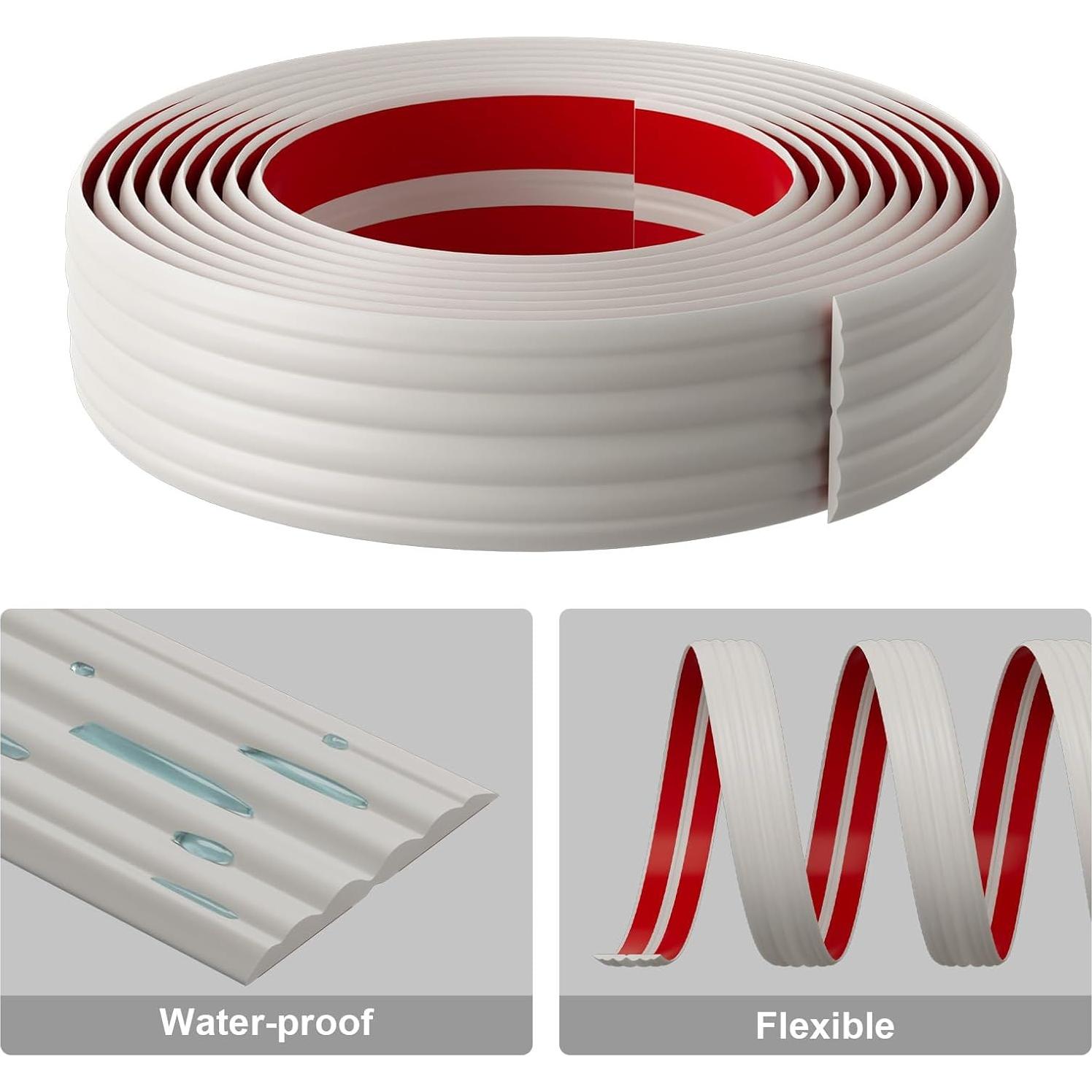 Protector de Esquinas y Bordes Elvone 2 cm x 3.05 m Blanco