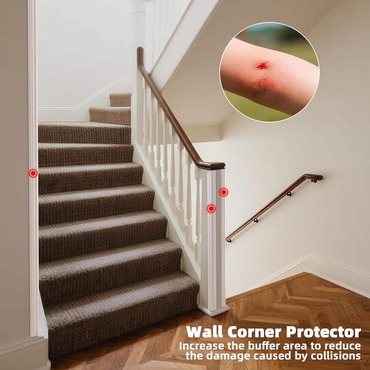 Protector de Esquinas y Bordes Elvone 2 cm x 3.05 m Blanco