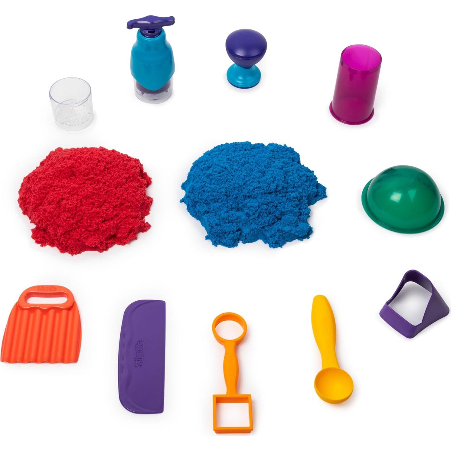 Kinetic Sand Spin Master Set Satisfactorio 0,91 kg 10 Herramientas