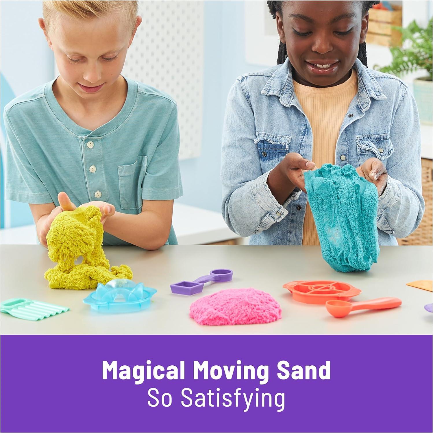 Kinetic Sand Set Satisfactorio 0.91kg 10 Herramientas