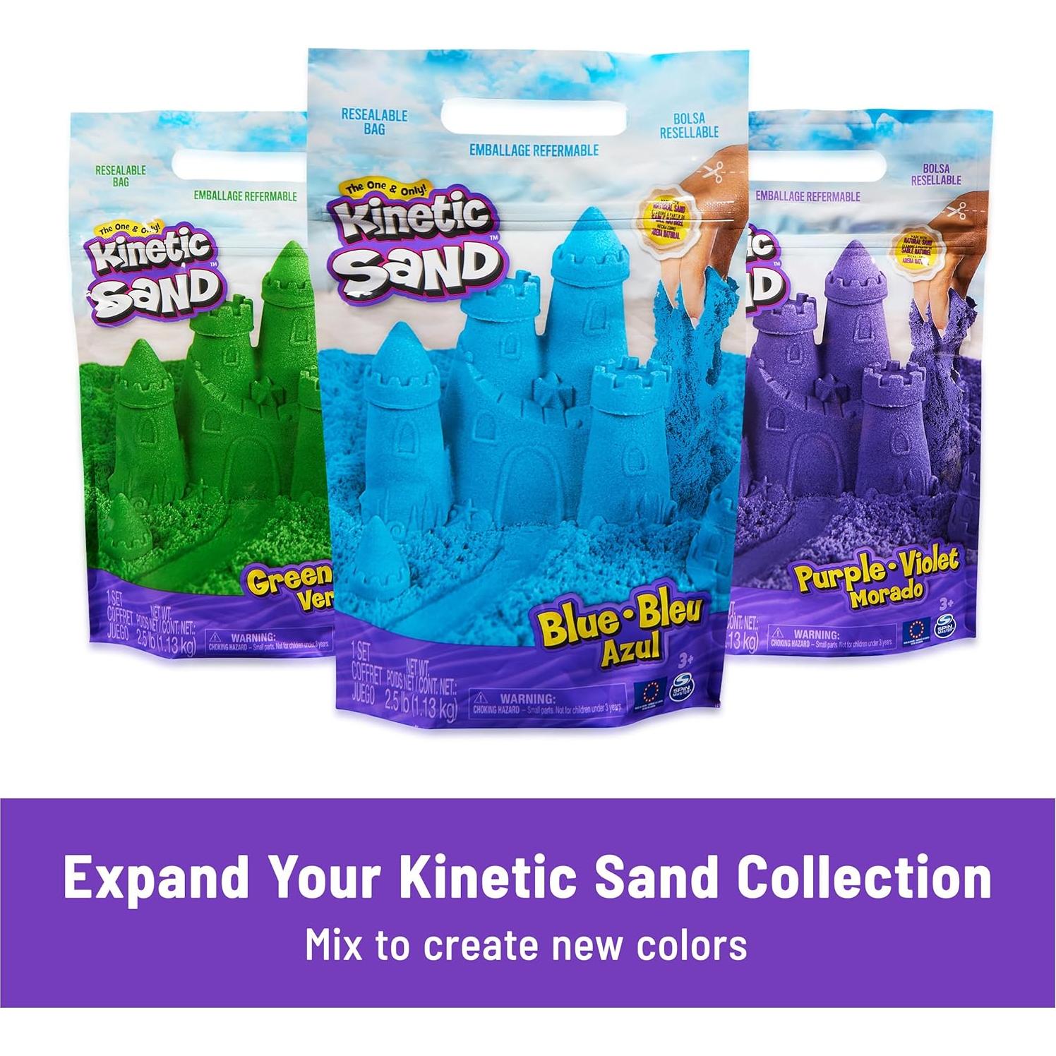 Kinetic Sand Set Satisfactorio 0.91kg 10 Herramientas