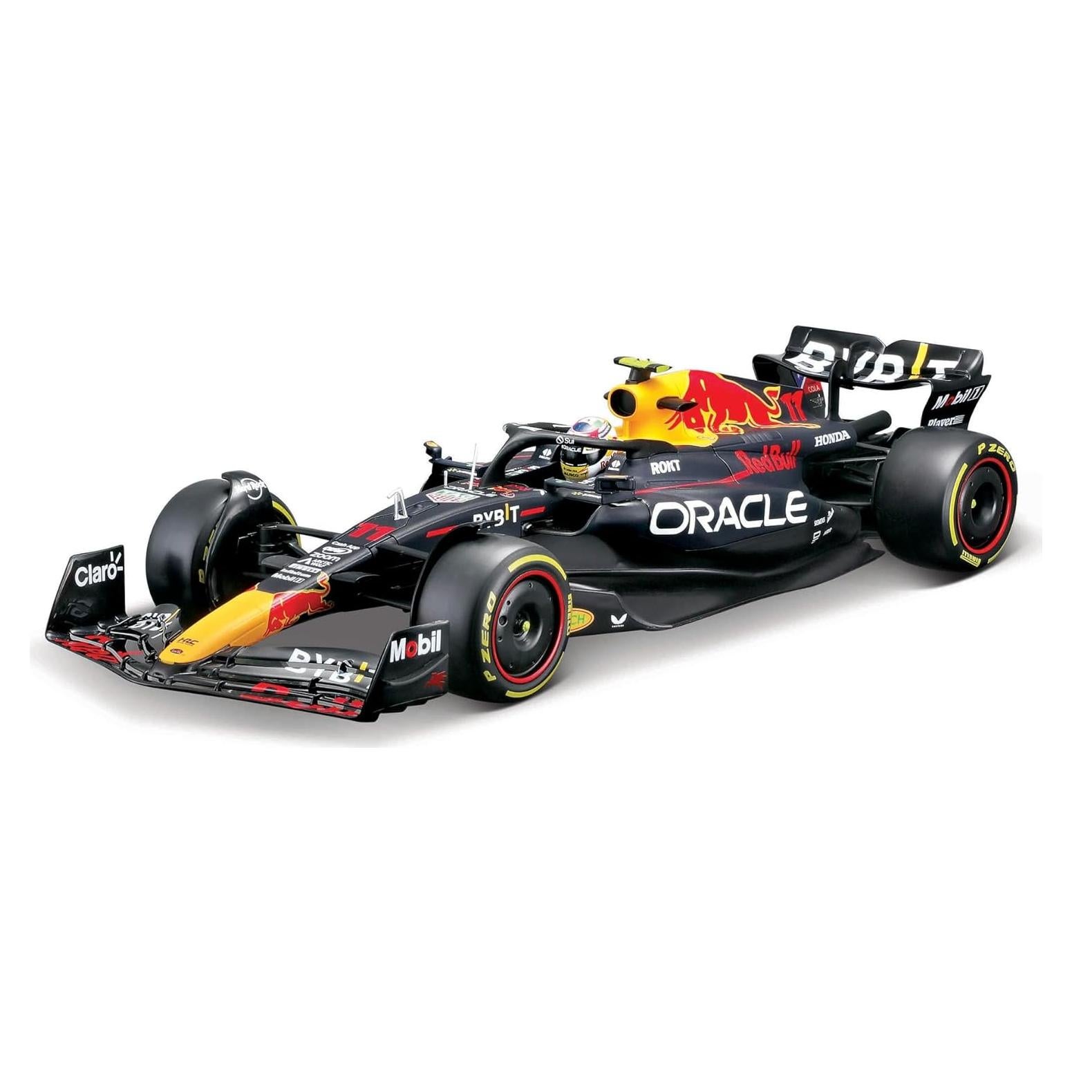 Bburago 1:24 Carrera Oracle RB19 Verstappen #1 con Casco
