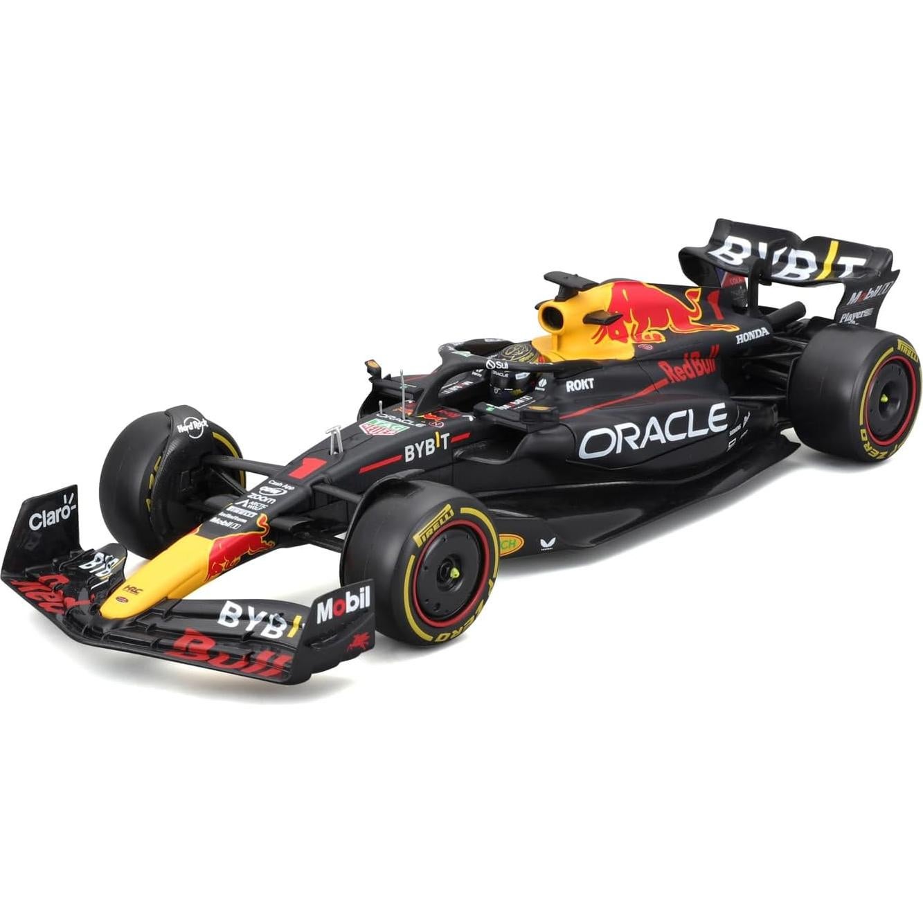Bburago 1:24 Carrera Oracle RB19 Verstappen #1 con Casco