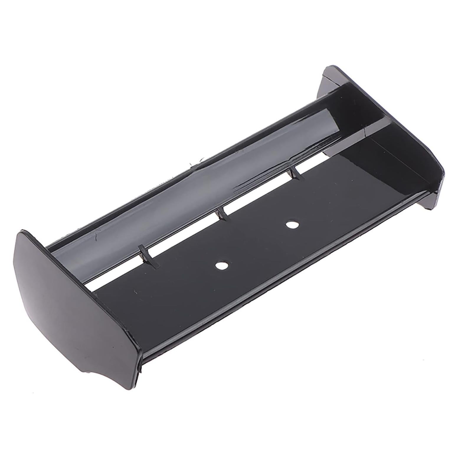 1:10 Scale RC Plastic Rear Spoiler Tail Wing for 1/10 Scale RC Racing Car Off-Road Buggy Truck Accessories for HPI KYOSHO HSP 94106 94107 94166 06021 (Black)