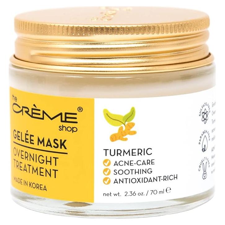 Mascarilla de Gel Nocturna Crème Cuidado Piel Coreano 67g Cúrcuma