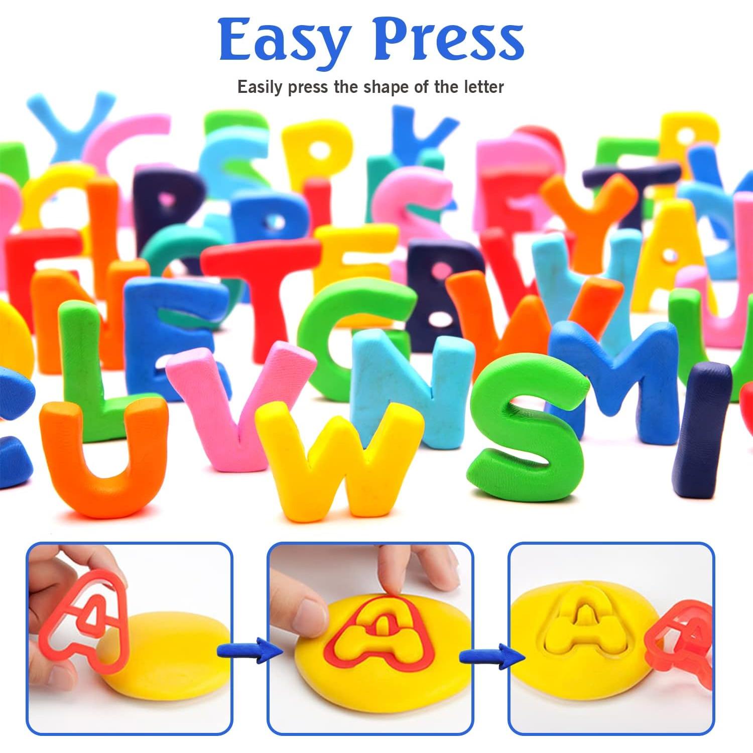 Kit Cortadores de Masa Letras Mayúsculas RIMOBUL 26 Piezas