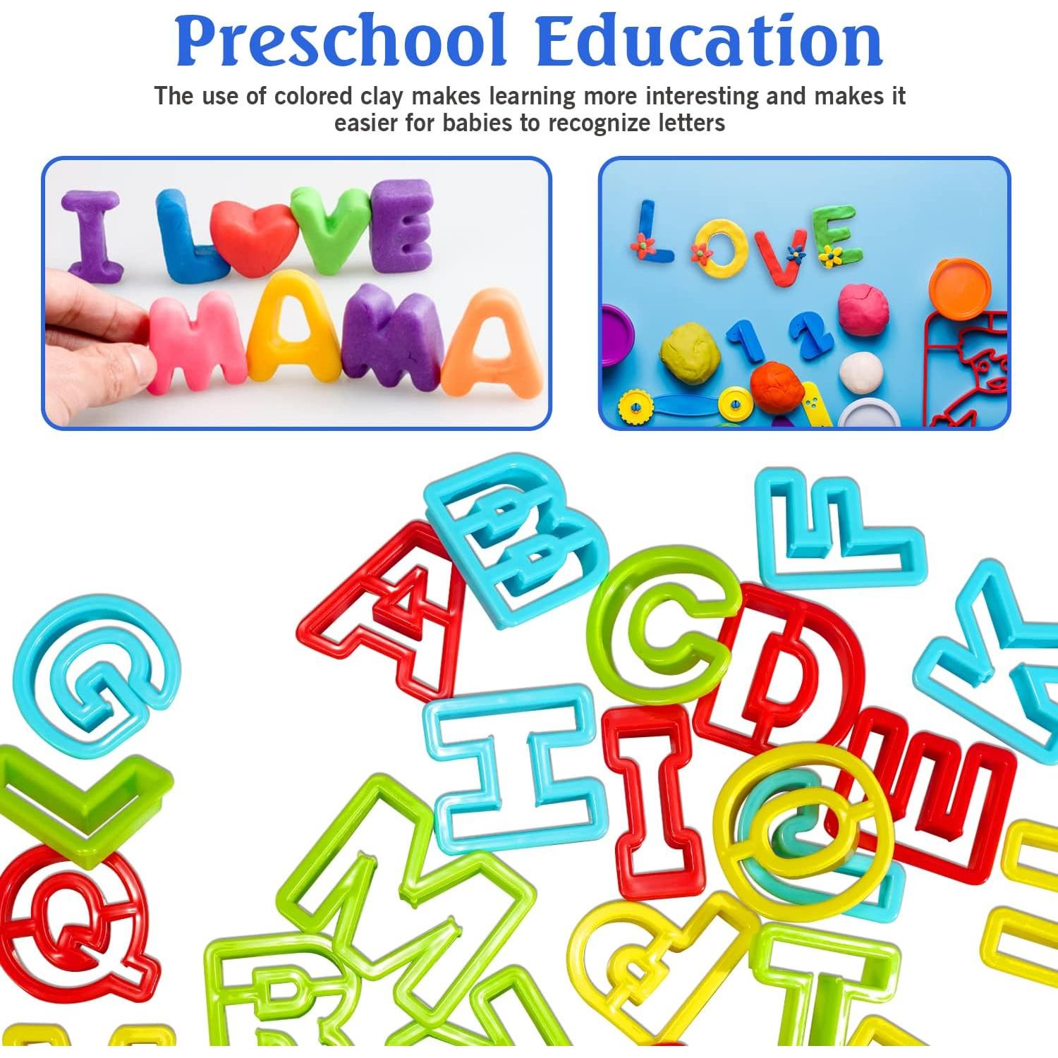 Kit Cortadores de Masa Letras Mayúsculas RIMOBUL 26 Piezas