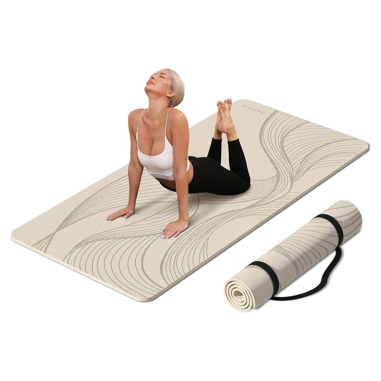 Alfombrilla de Yoga PAIDU Grande 182.88x91.44 cm Antideslizante