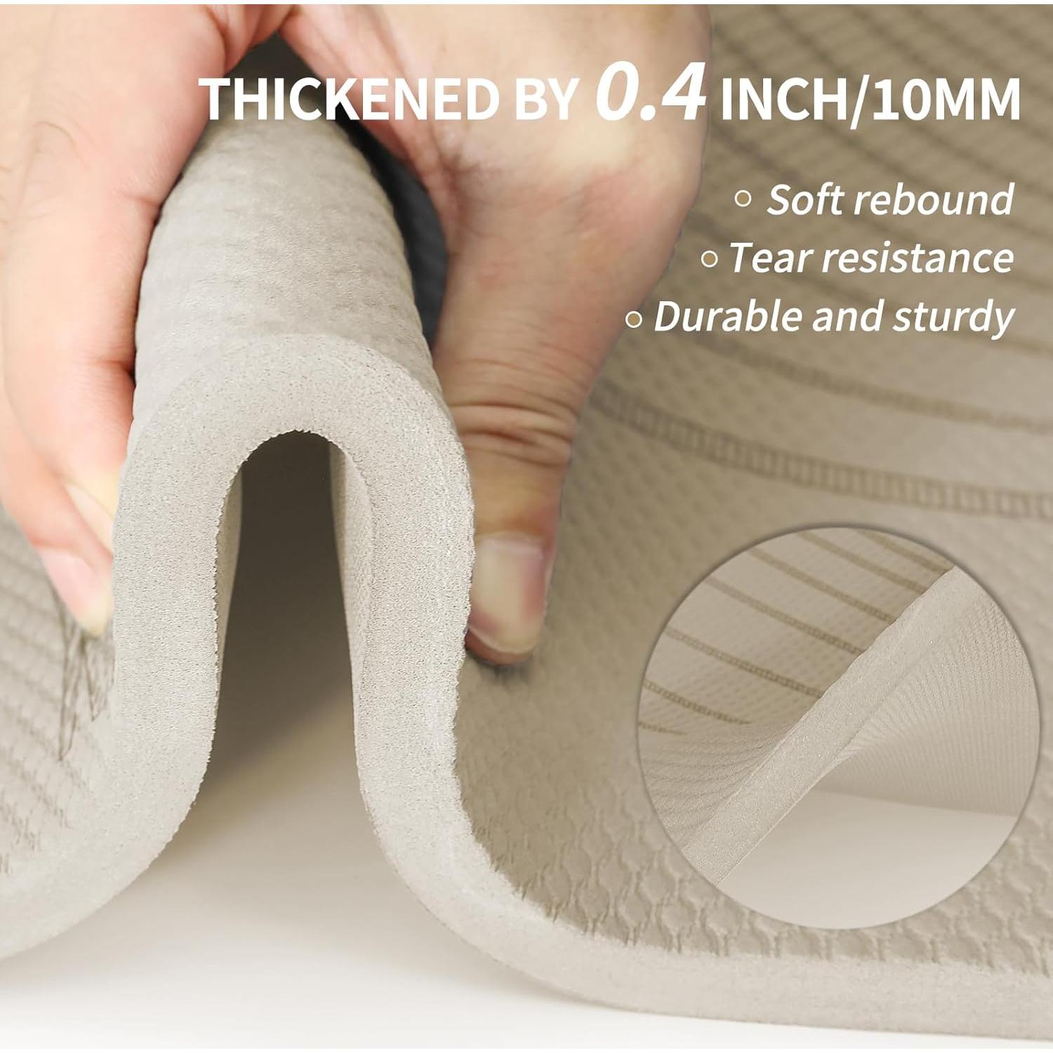 Alfombrilla de Yoga PAIDU Grande 182.88x91.44 cm Antideslizante