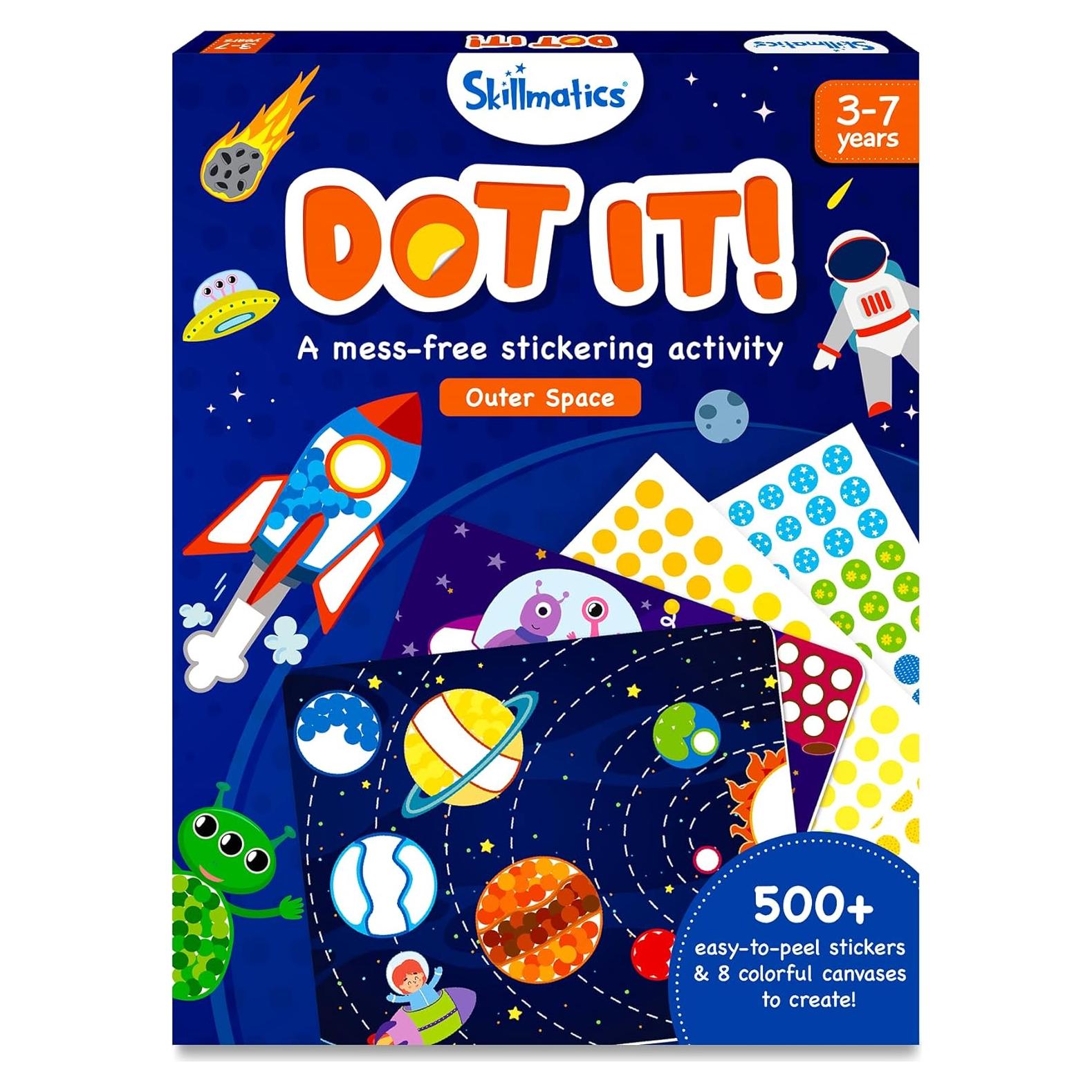 Kit de Arte Espacial Skillmatics - 500 Stickers para Niños