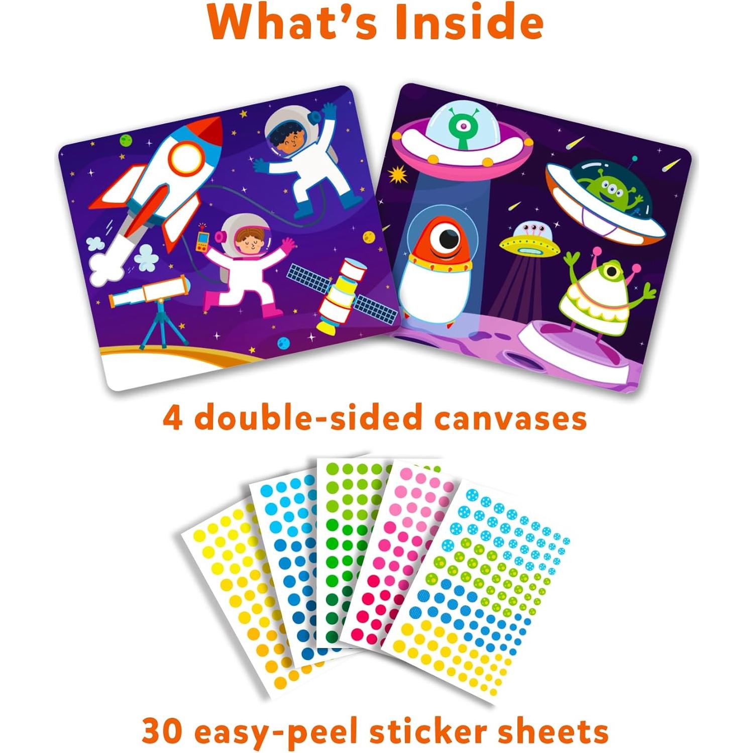 Kit de Arte Espacial Skillmatics - 500 Stickers para Niños