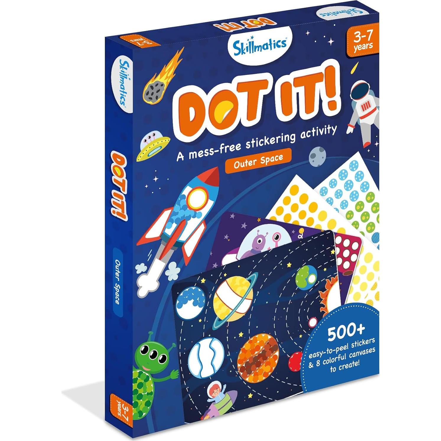 Kit de Arte Espacial Skillmatics - 500 Stickers para Niños