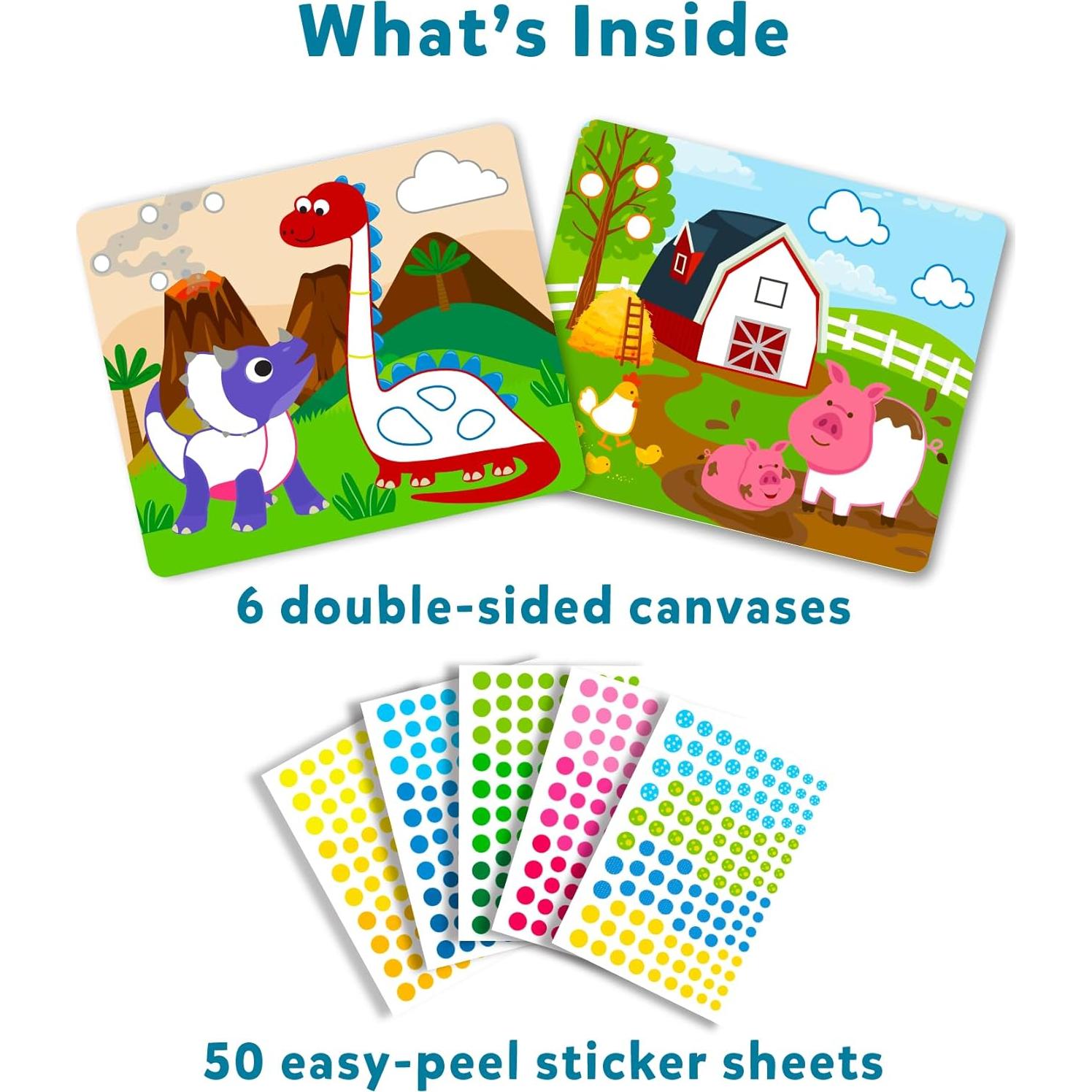 Kit de Arte con Stickers Skillmatics - Animales y Dinosaurios