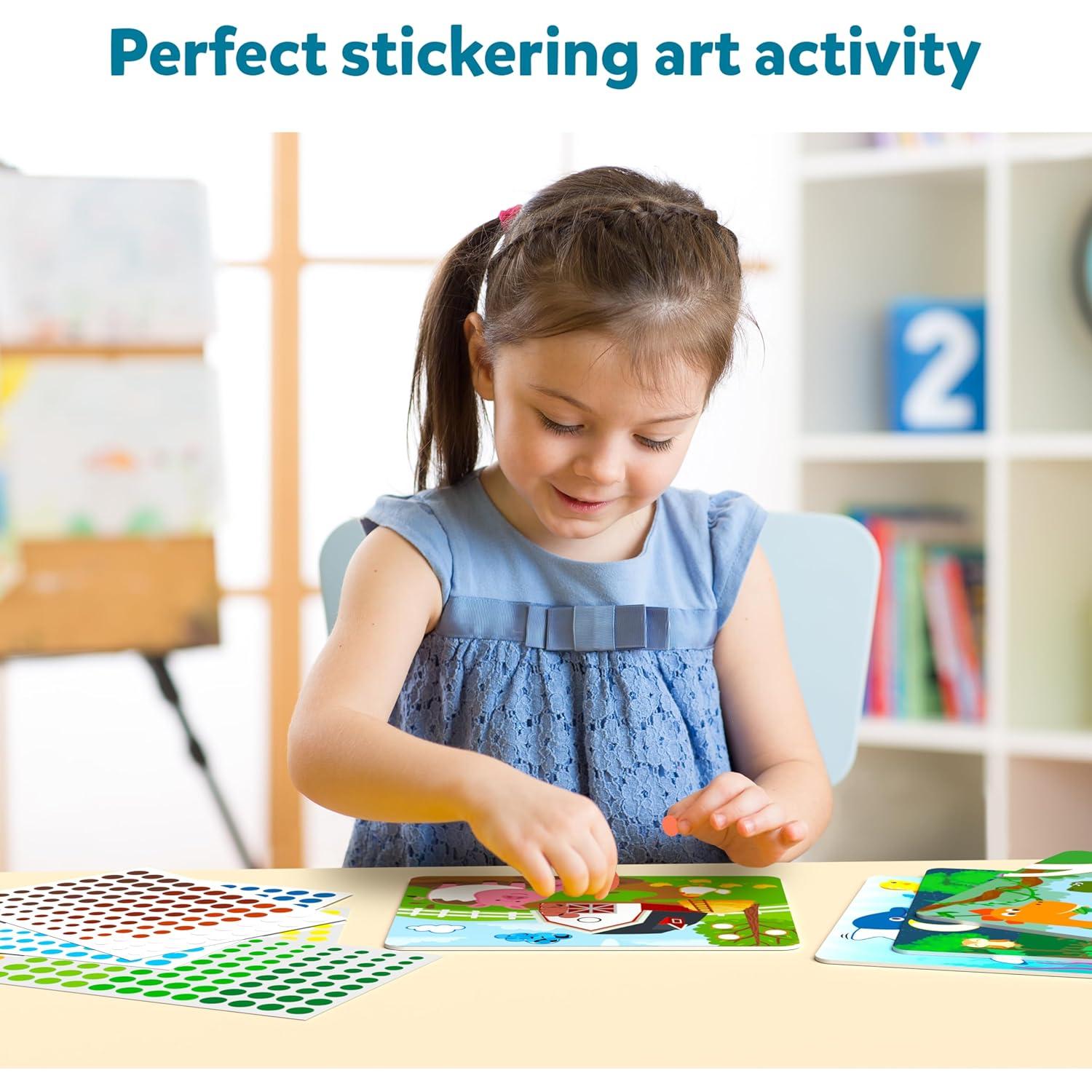 Kit de Arte con Stickers Skillmatics - Animales y Dinosaurios