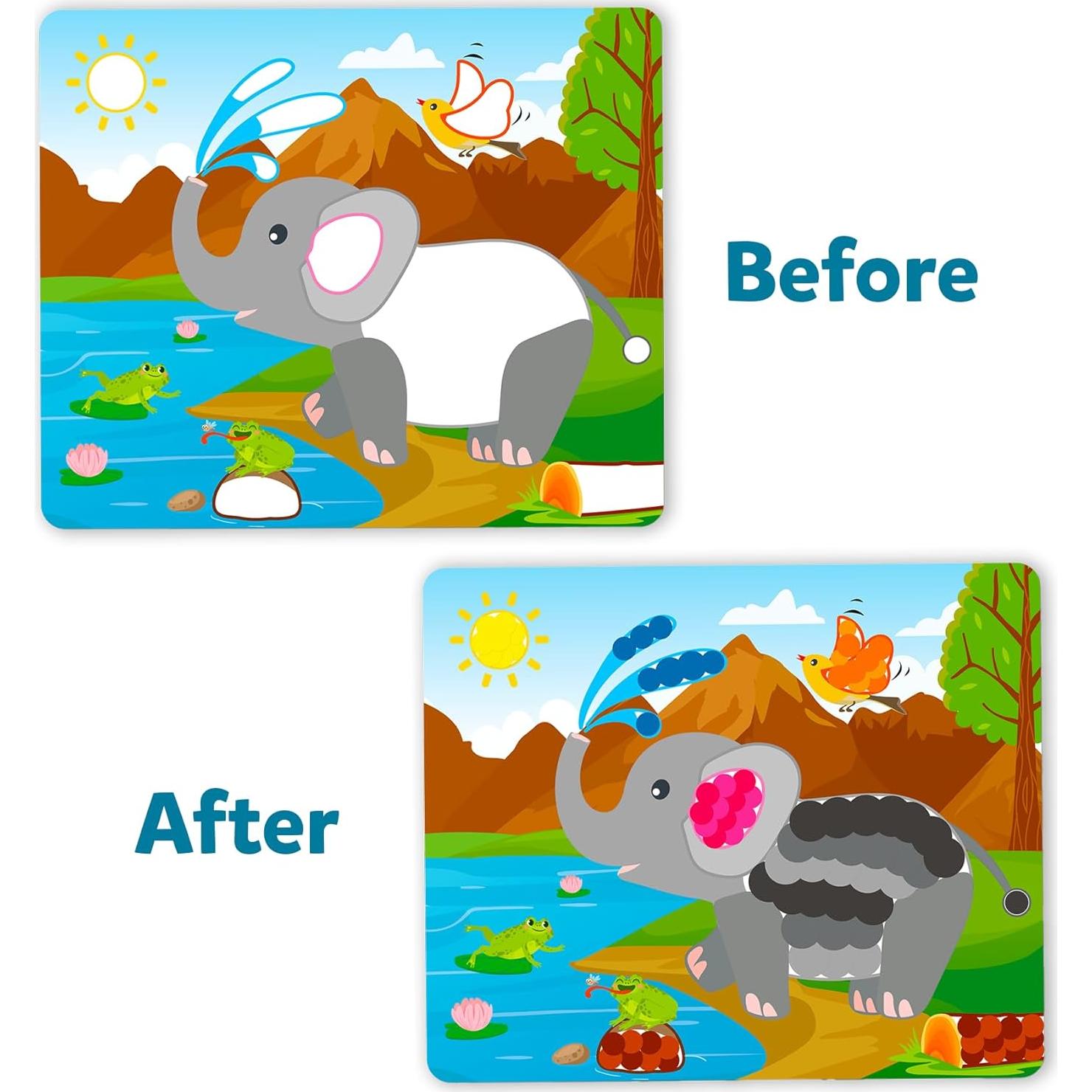 Kit de Arte con Stickers Skillmatics - Animales y Dinosaurios