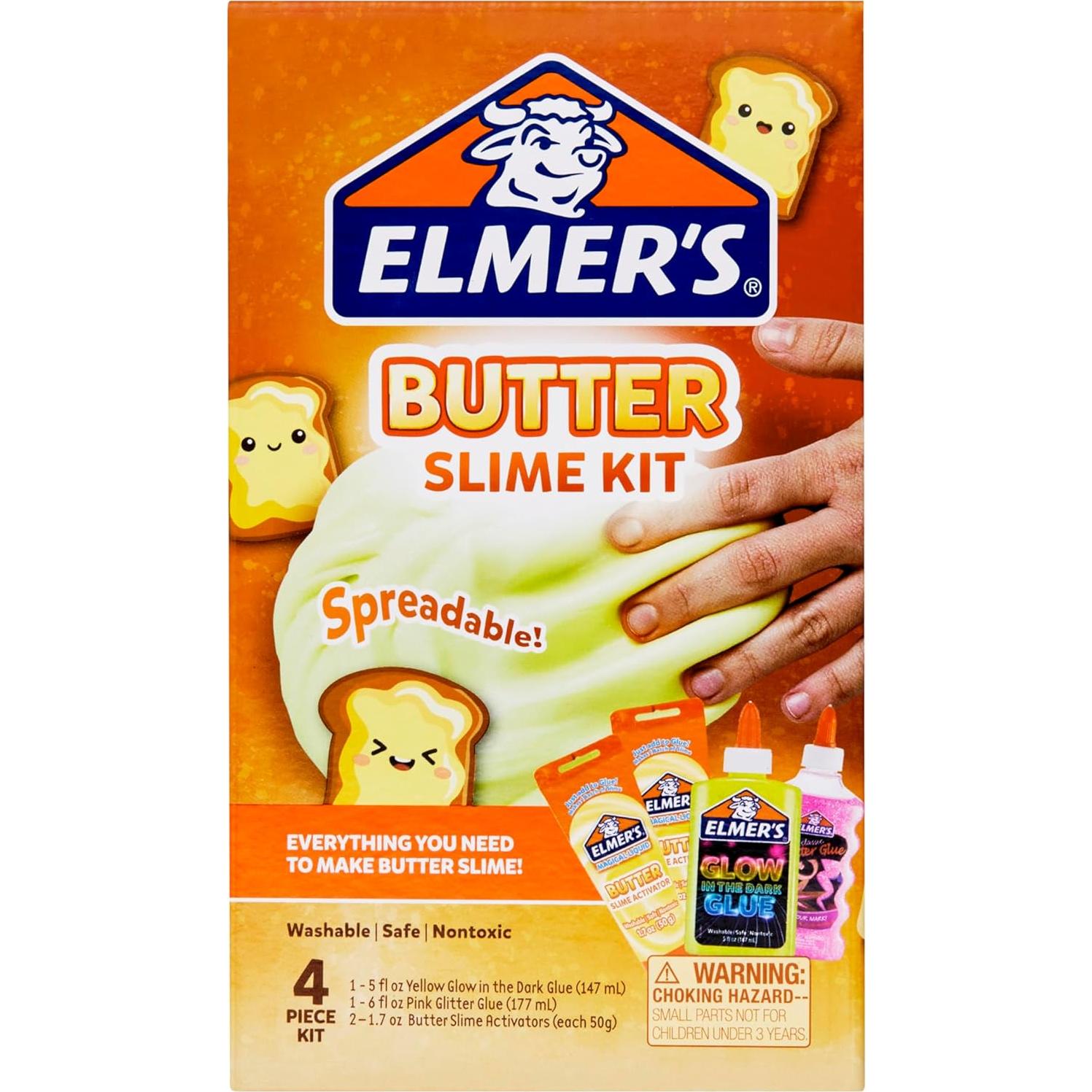 Kit de Slime de Mantequilla Elmer's con Pegamento Brillante