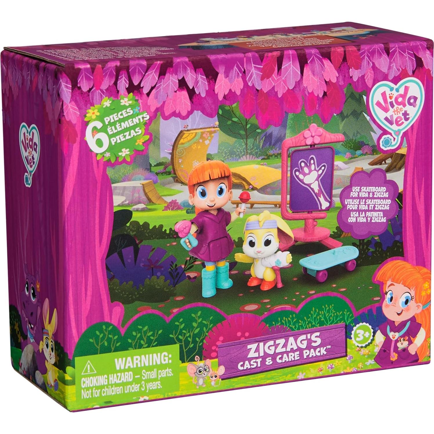 Vida la Veterinaria - Paquete de Yeso y Cuidado - 2 Figuras