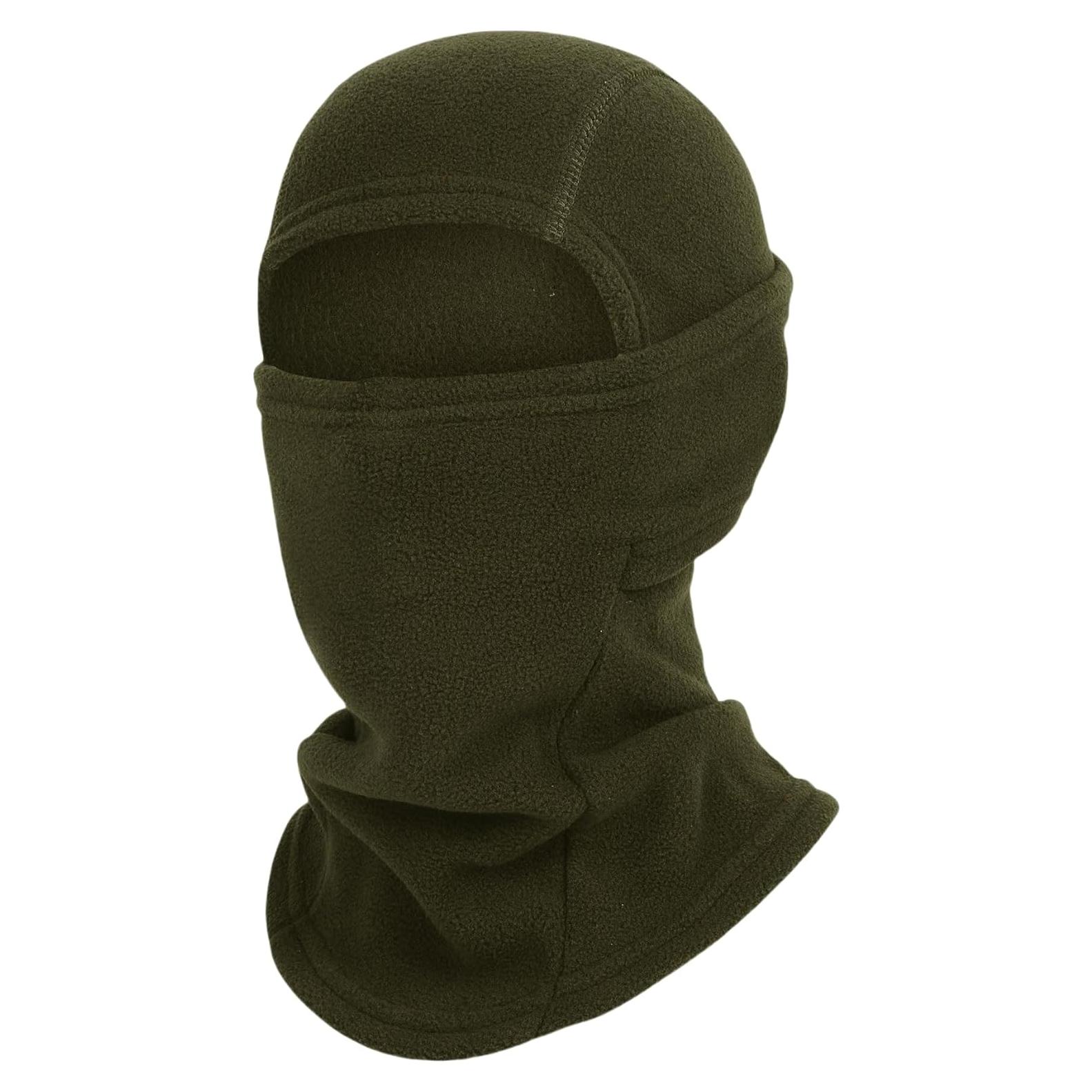 Gorro de Forro Polar Cálido LLmoway Unisex Verde Ejército