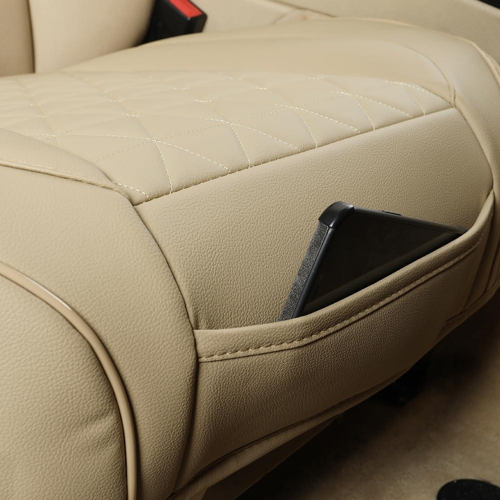 Funda de Asiento de Coche Black Panther FSC-01 Beige Impermeable