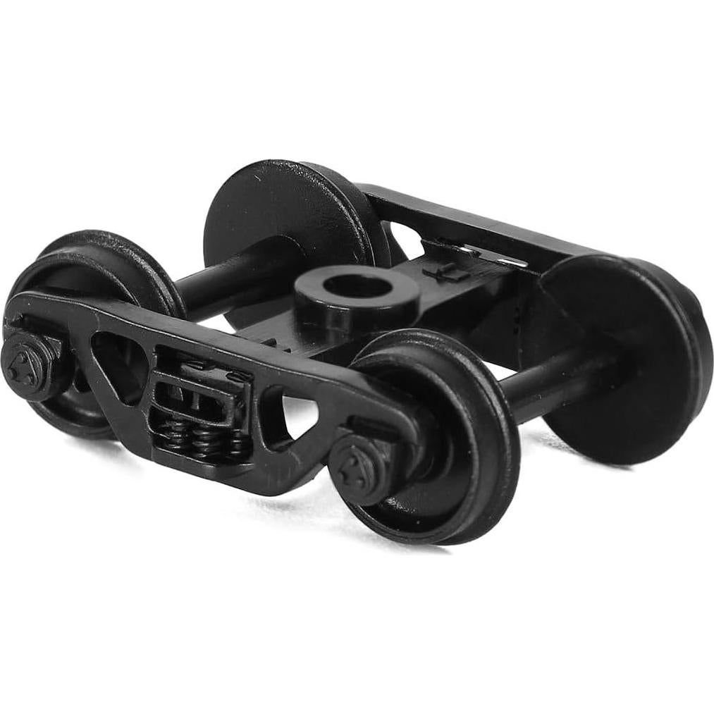 12pcs Bogies de Plástico Evemodel Escala HO Accesorios