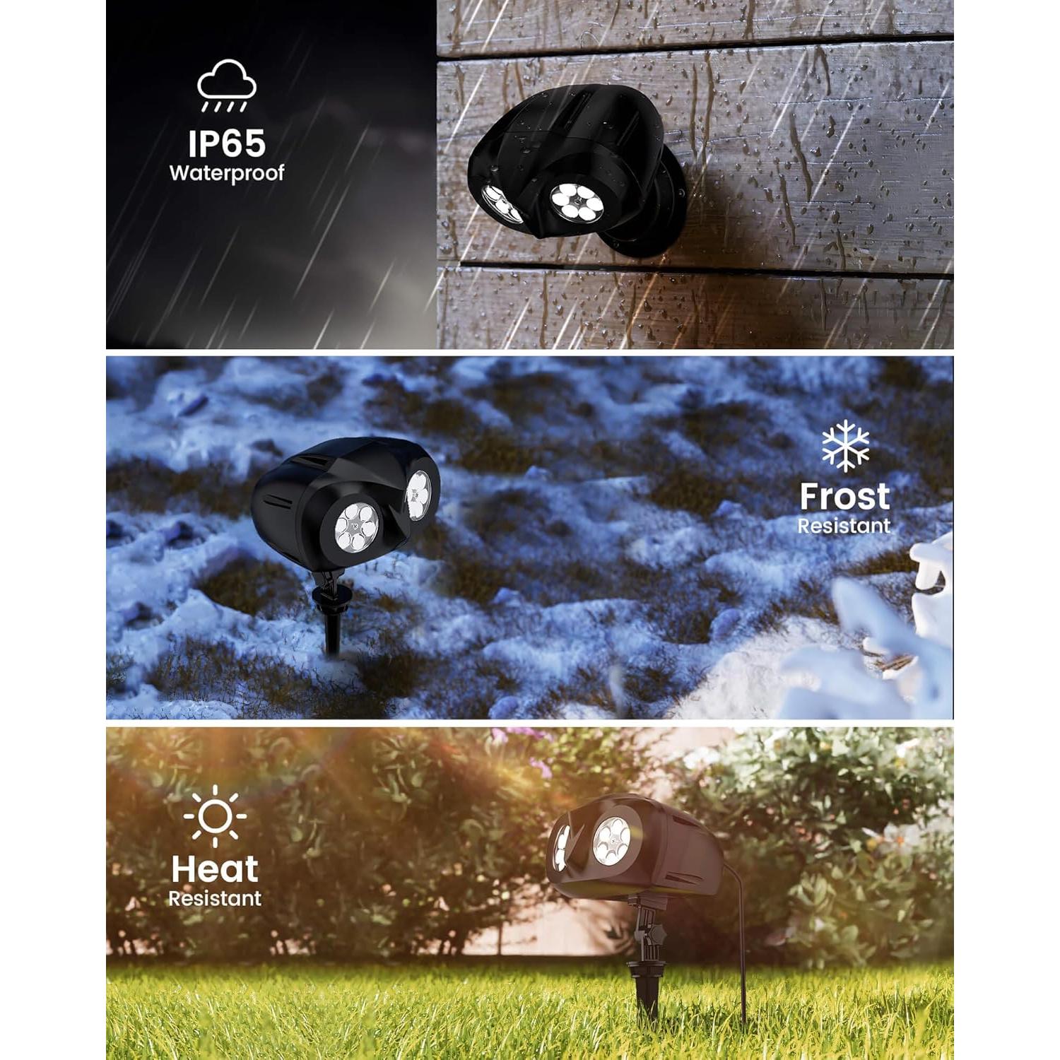 Proyector de Copos de Nieve JACKYLED Doble Cabeza IP65