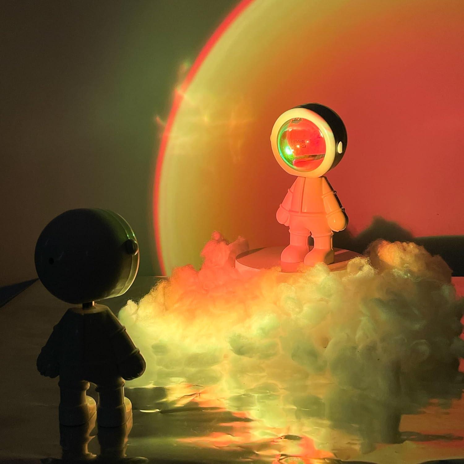 Proyector de Atardecer LED Astronauta Luubeibei 7 Colores