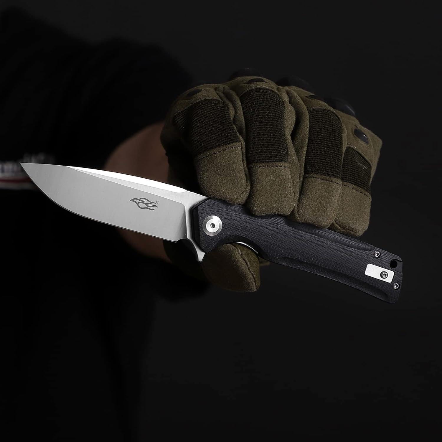 Cuchillo Plegable Firebird Ganzo FH91-GB Acero D2 Mango G10 Verde