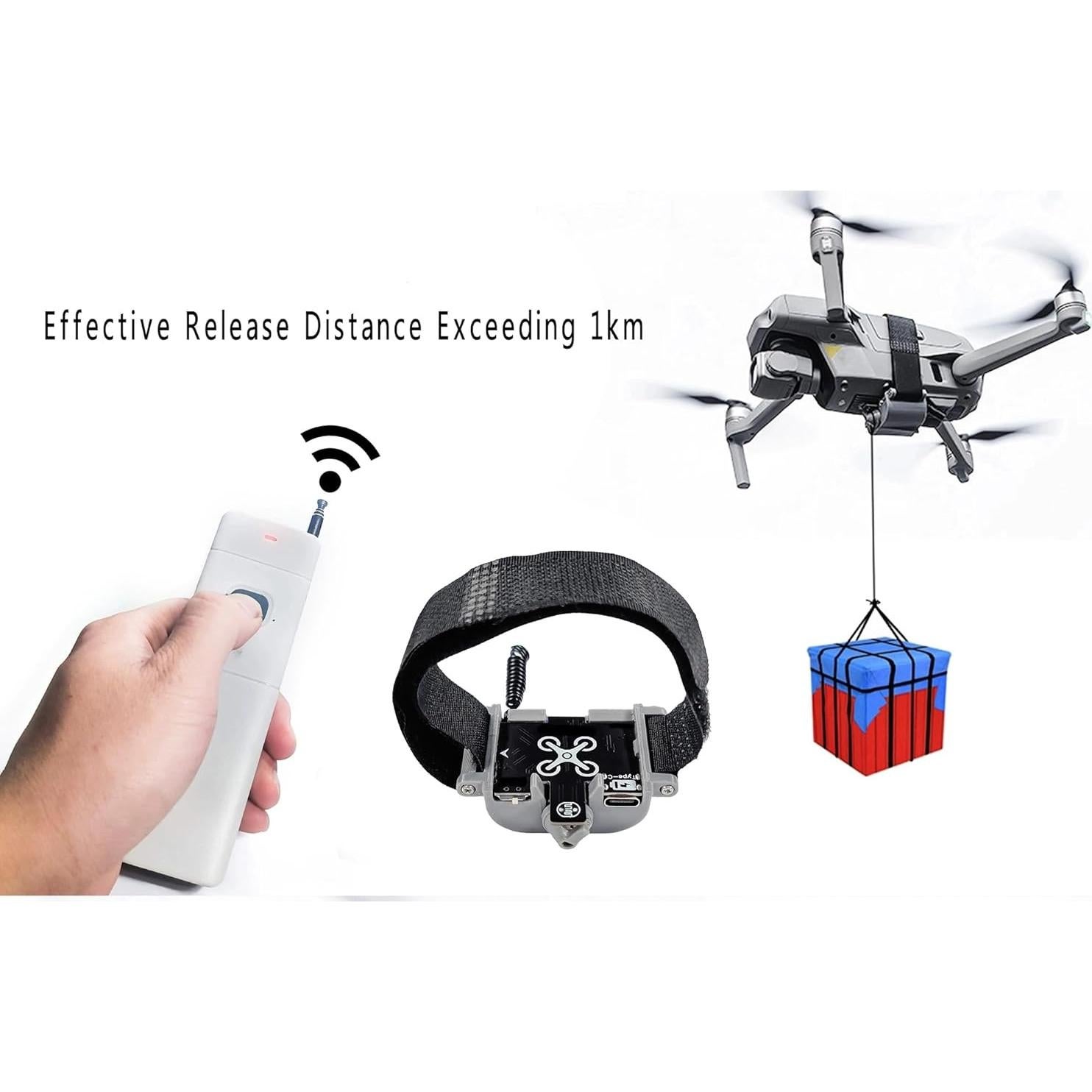 Sistema de Lanzamiento Aéreo Beciquook para Drones - 1000m