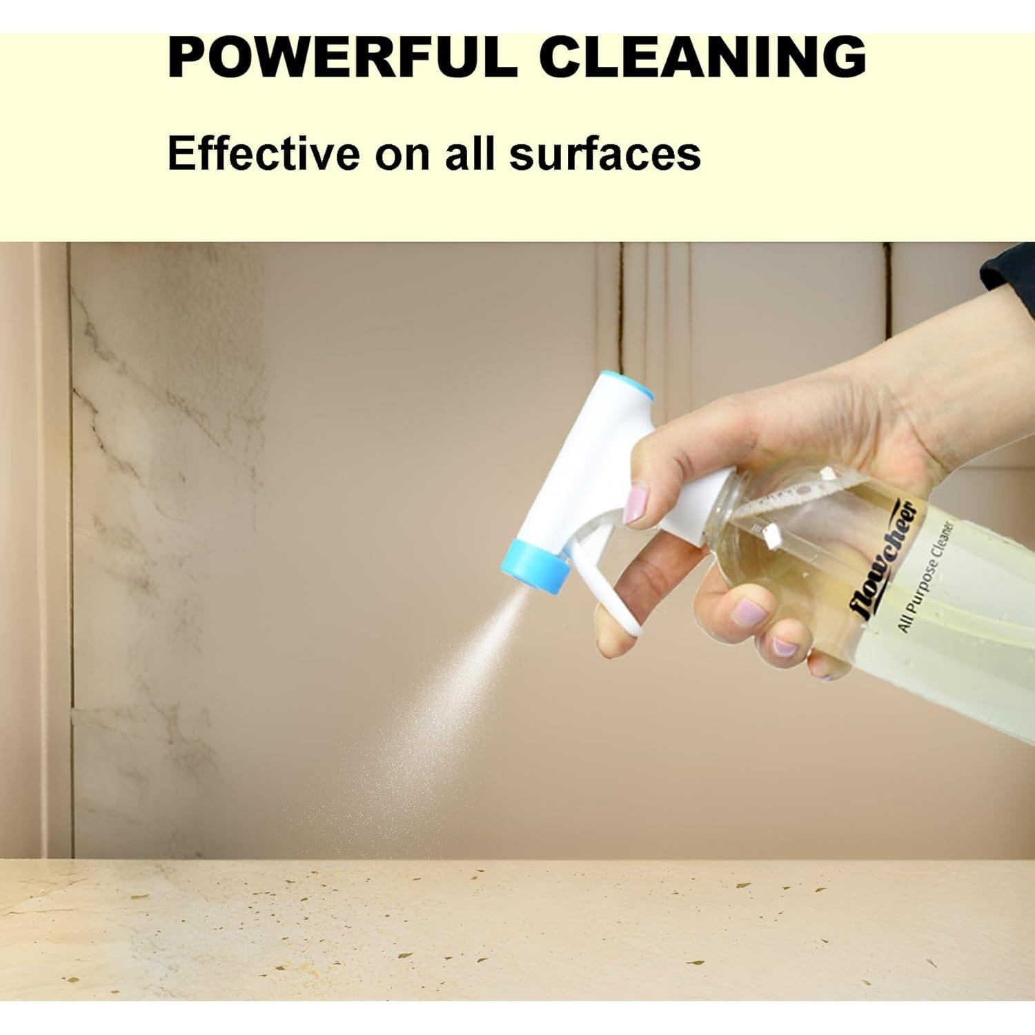 Kit de Limpiador Multiusos Flowcheer - 6 Tabletas Recarga 500ml