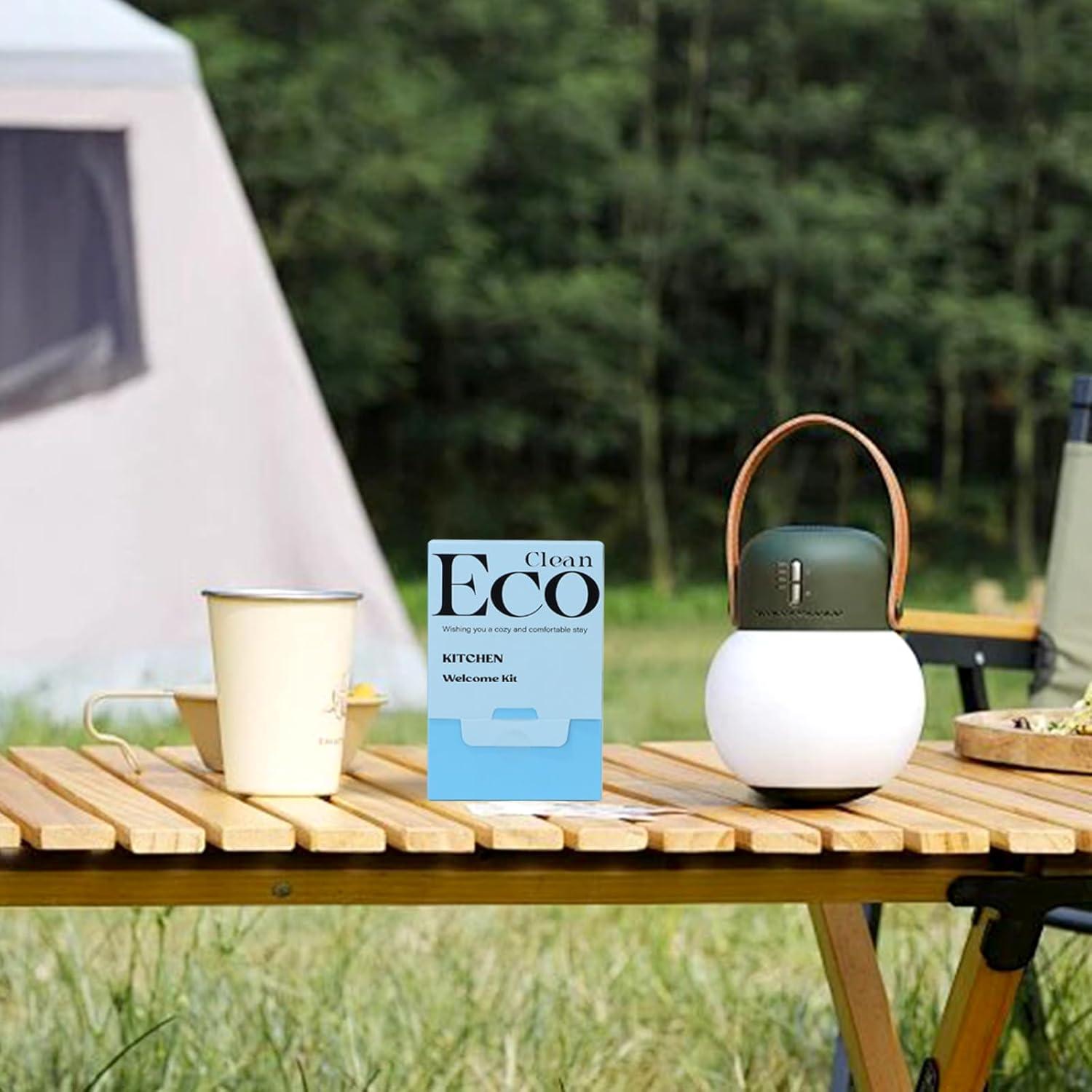 Kit de Limpieza de Cocina Ecoglobal 4 Pcs y Jabón de Manos