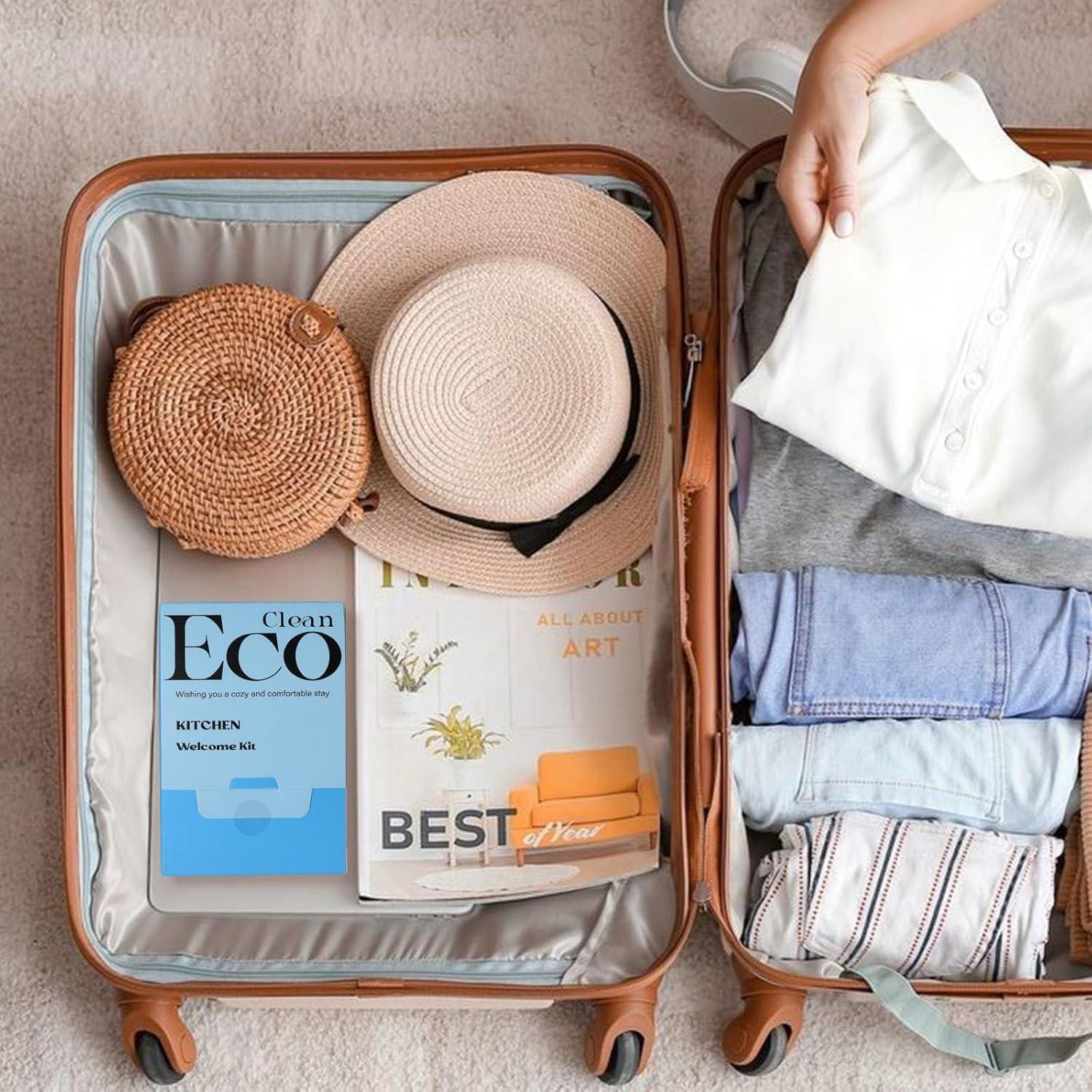 Kit de Limpieza de Cocina Ecoglobal 4 Pcs y Jabón de Manos