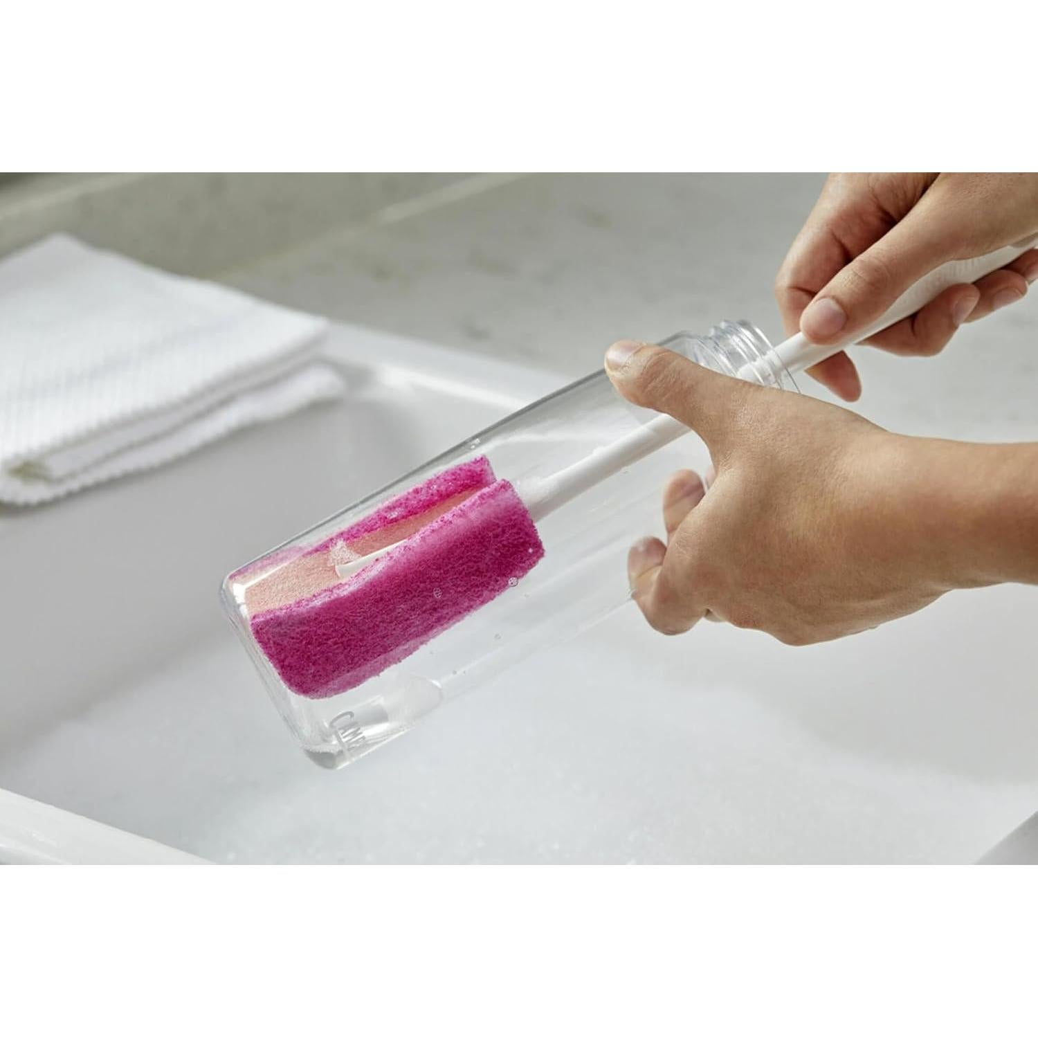 Limpiador de Botellas Scotch-Brite 507, Seguro para Vidrio y Plástico