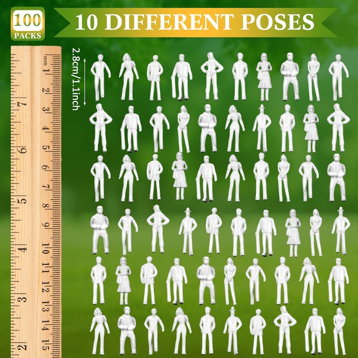 Figuras Miniatura Arquitectónicas Namalu 100 Pcs 1:75