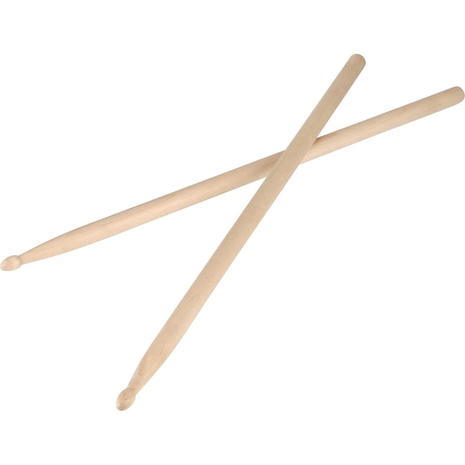 Palos de Batería SINJEUN 24 Pares 5A Madera Natural