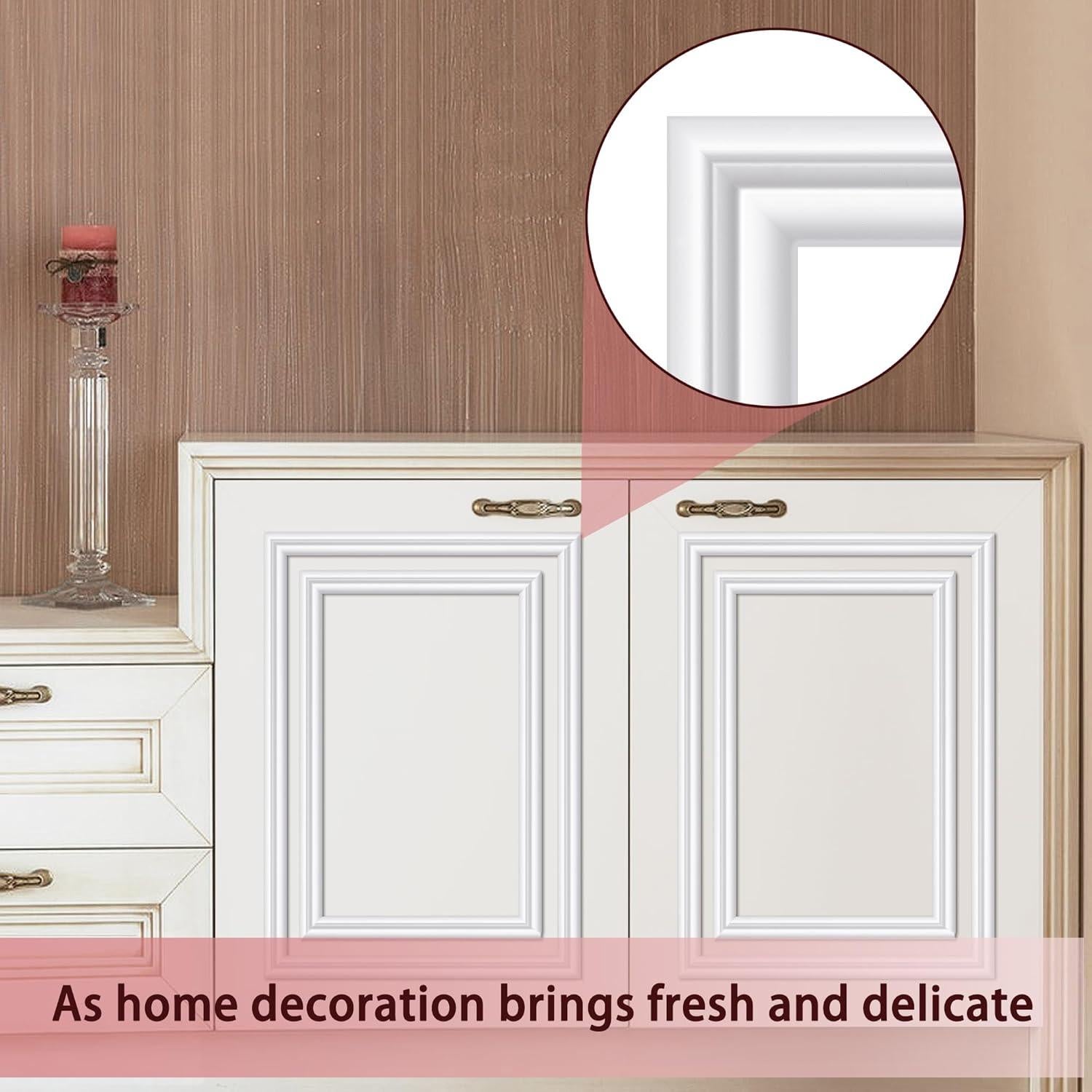 Moldura de Decoración de Pared Autoadhesiva moonoom 20 pies