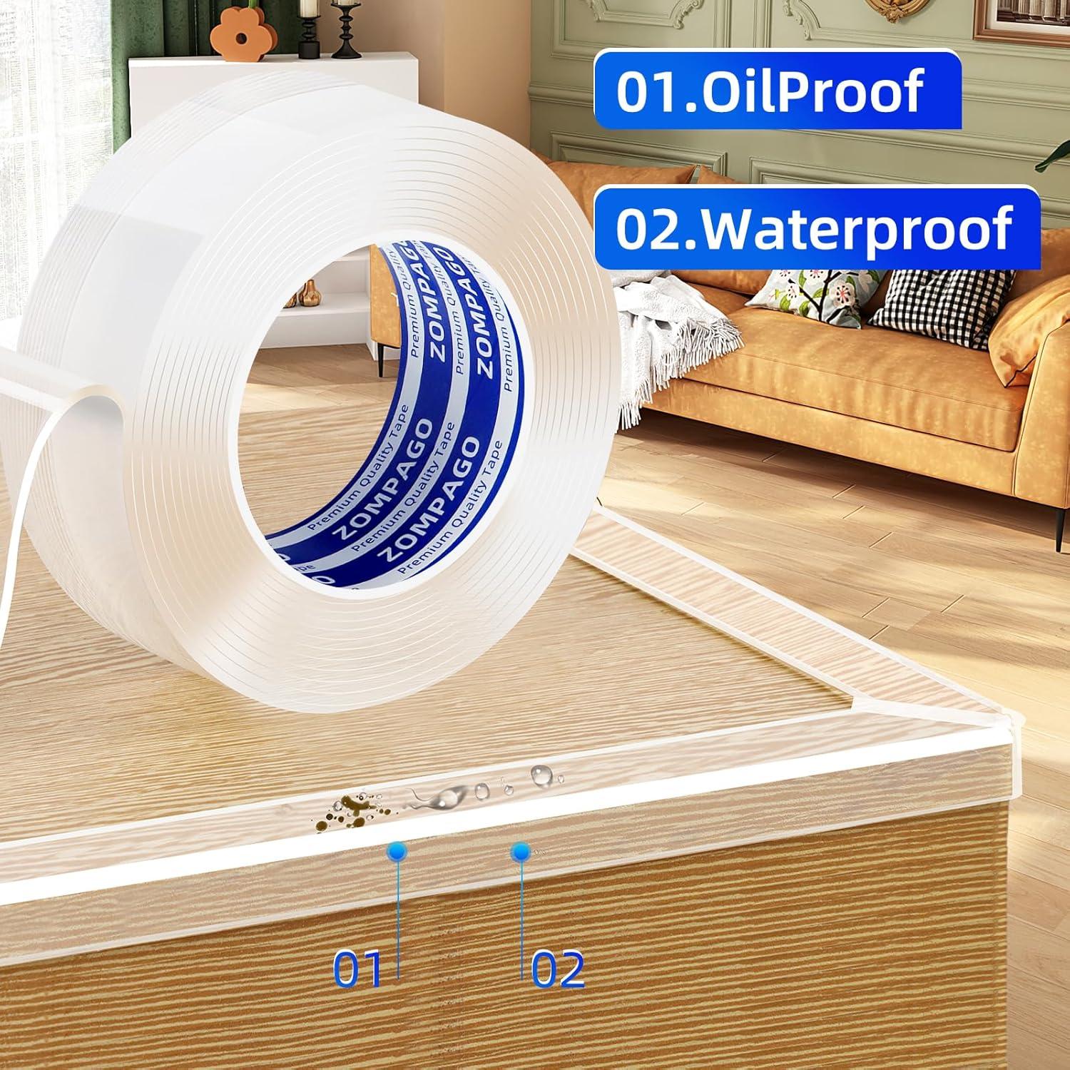 Protector de Bordes Transparentes ZOMPAGO 3m para Muebles