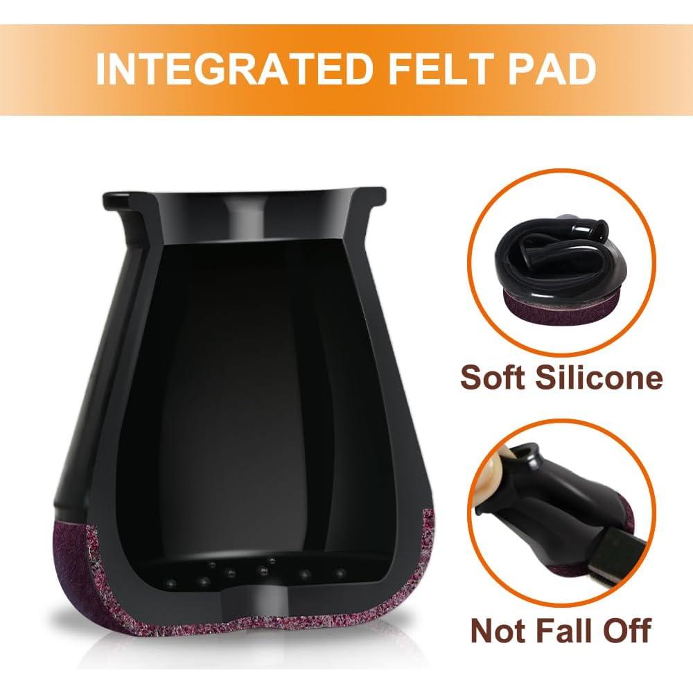 24 Protectores de Patas de Silla VIUME Silicona Ajuste 13-22.9mm