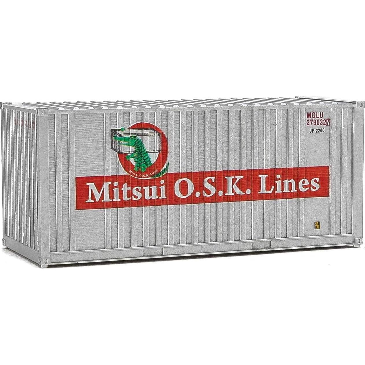 Contenedor Corrugado 20' HO Walthers Mitsui OSK Lines